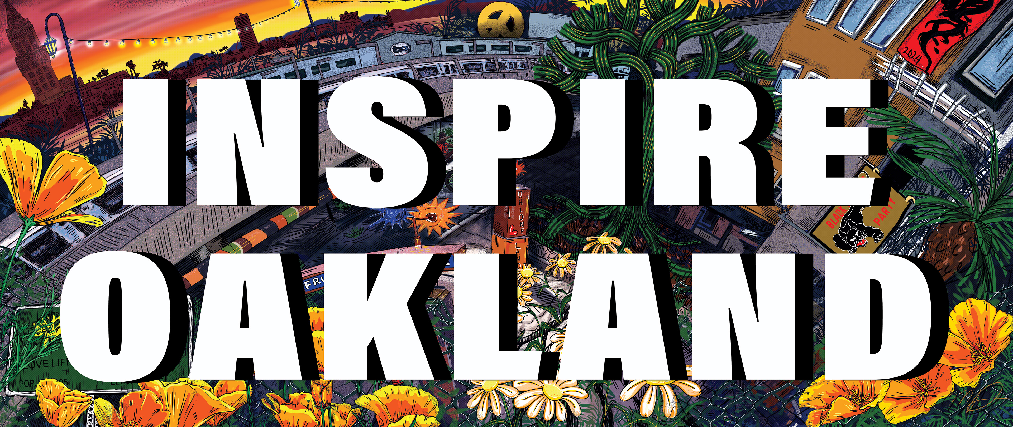 Inspire Oakland Winning Billboard Design as a part of a BRIDGEGOOD's Adobe Inspire Oakland design Contest