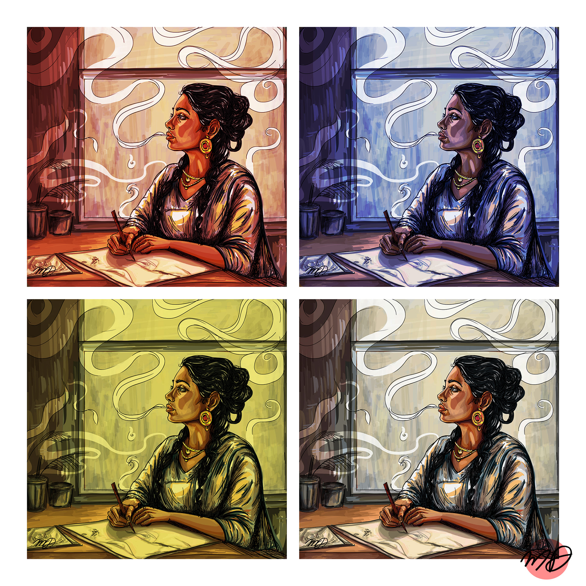 color theory testing overlays