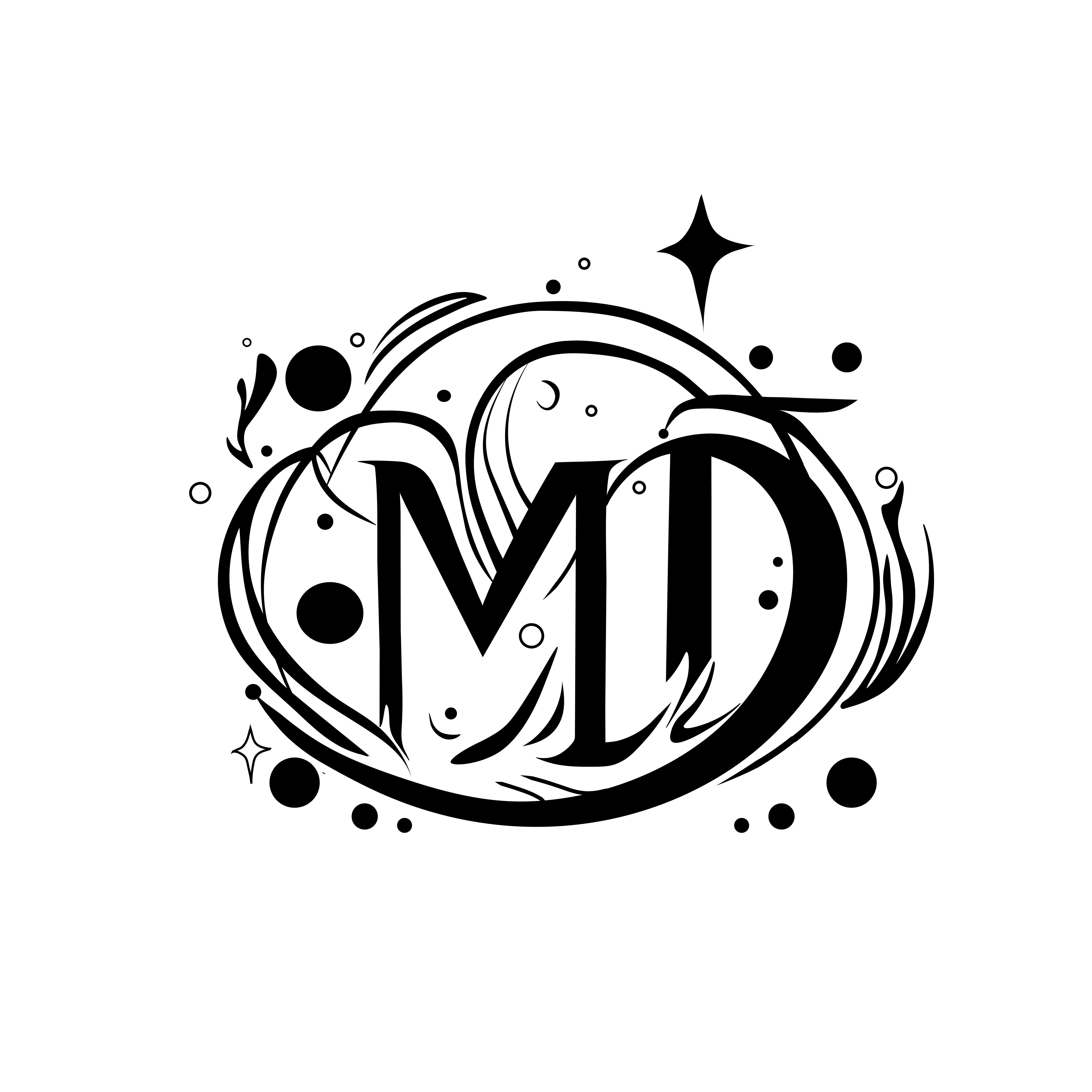 MDSTUDIOS personal logo done in Adobe Illustrator