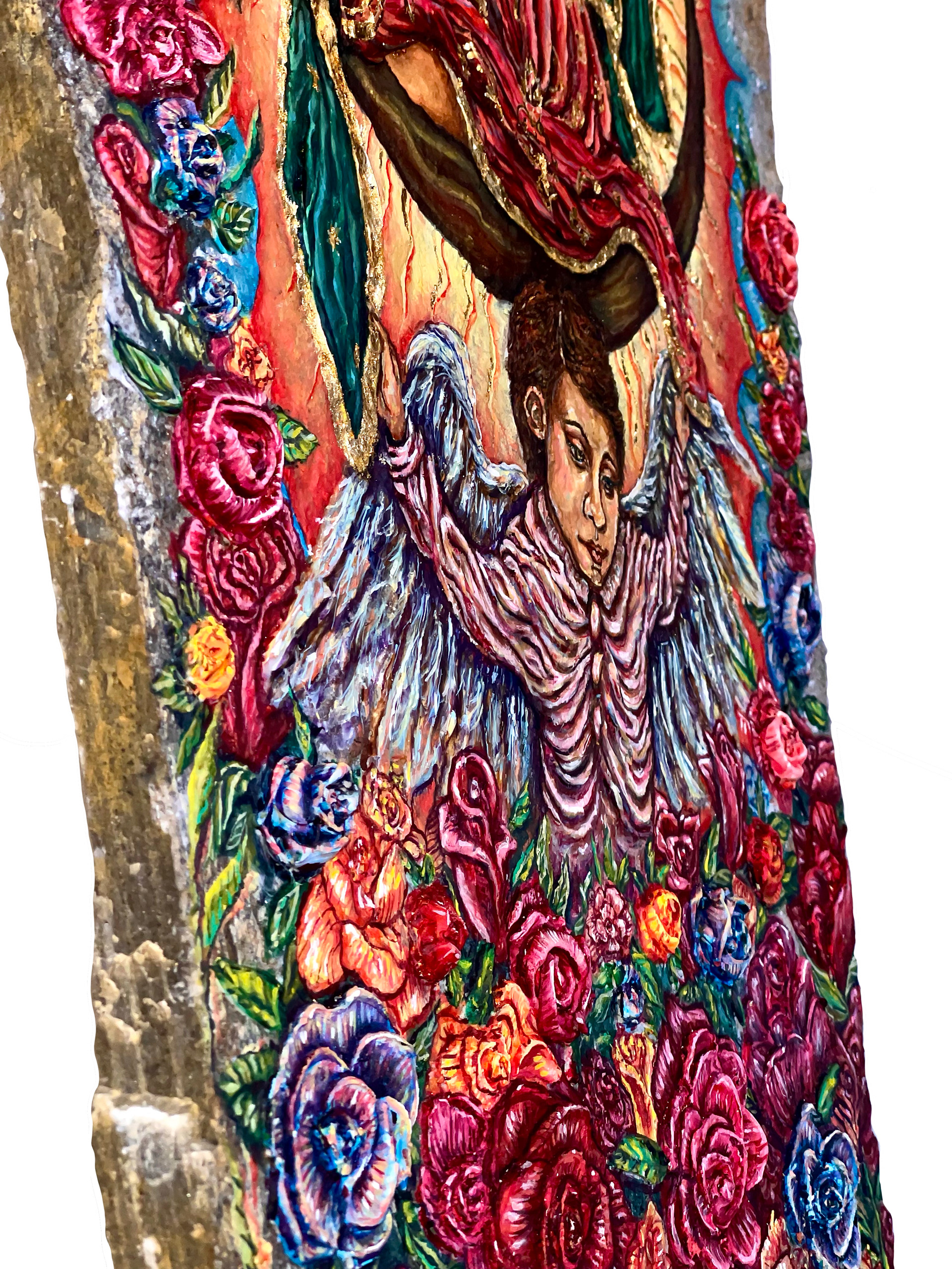 Virgin mary Texture shot