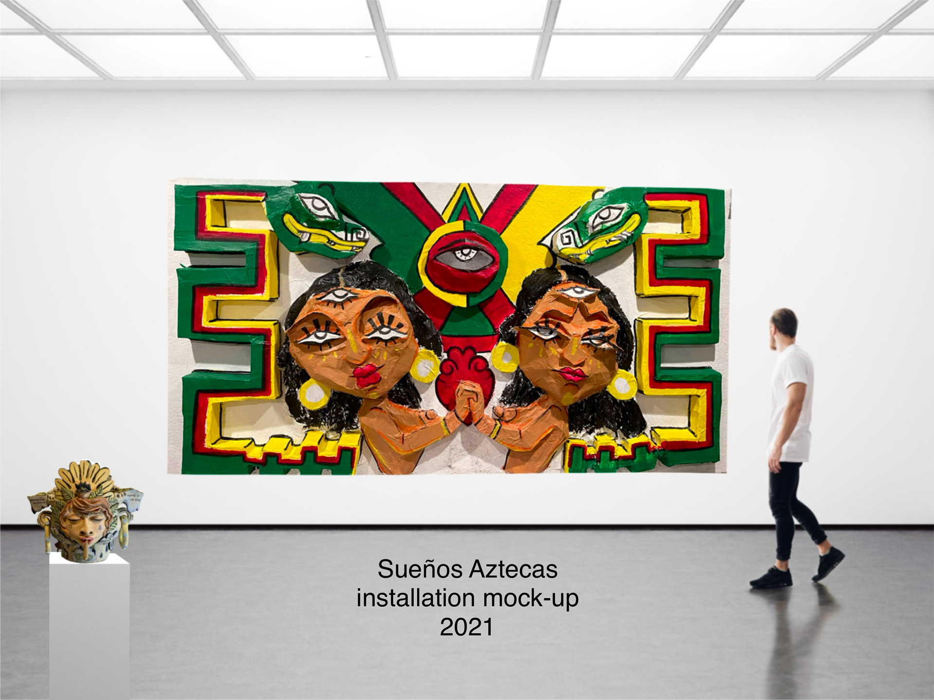 "Suenos Aztecas" 2021 Showcase mock-up