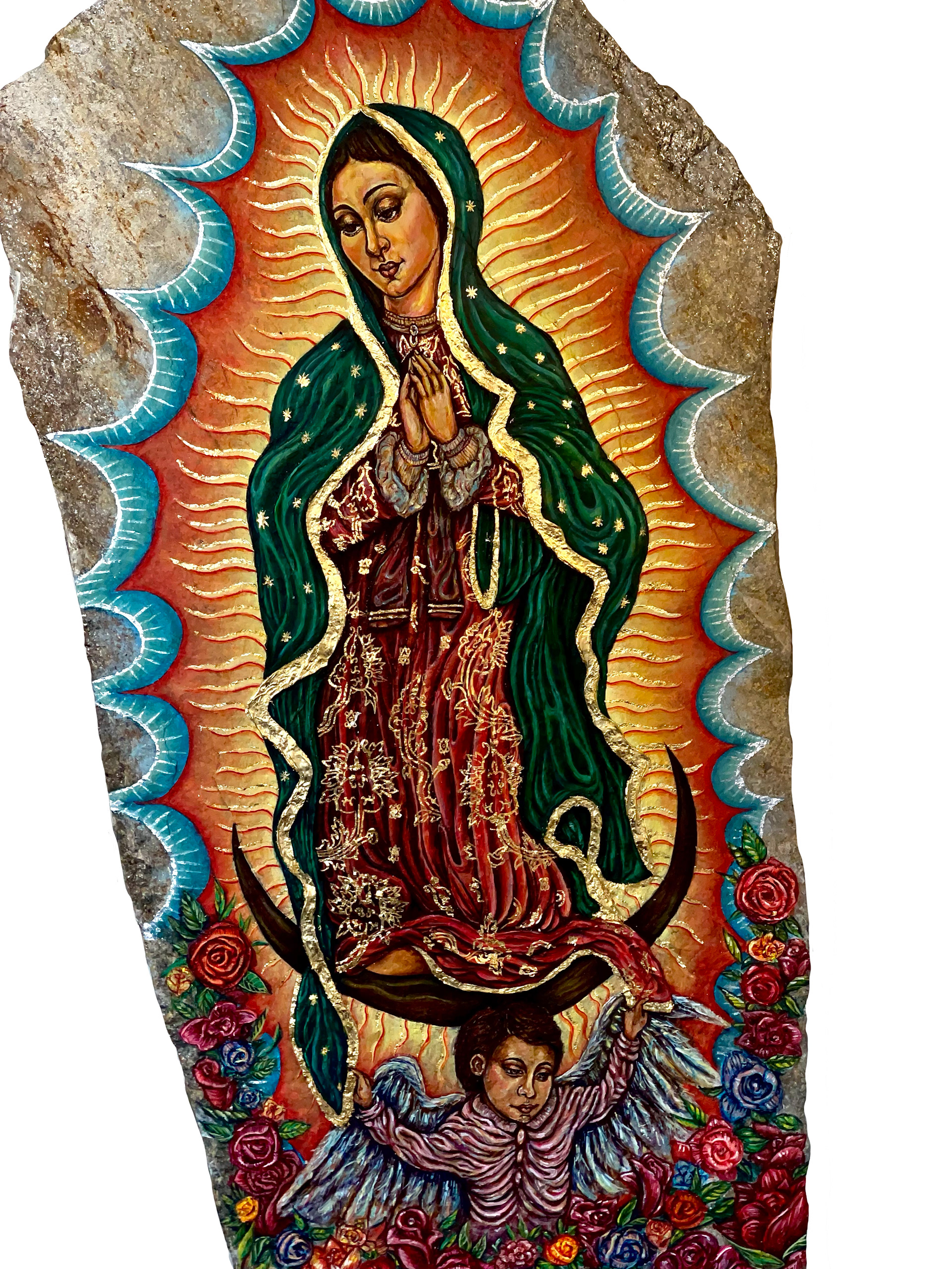 Virgin mary close up