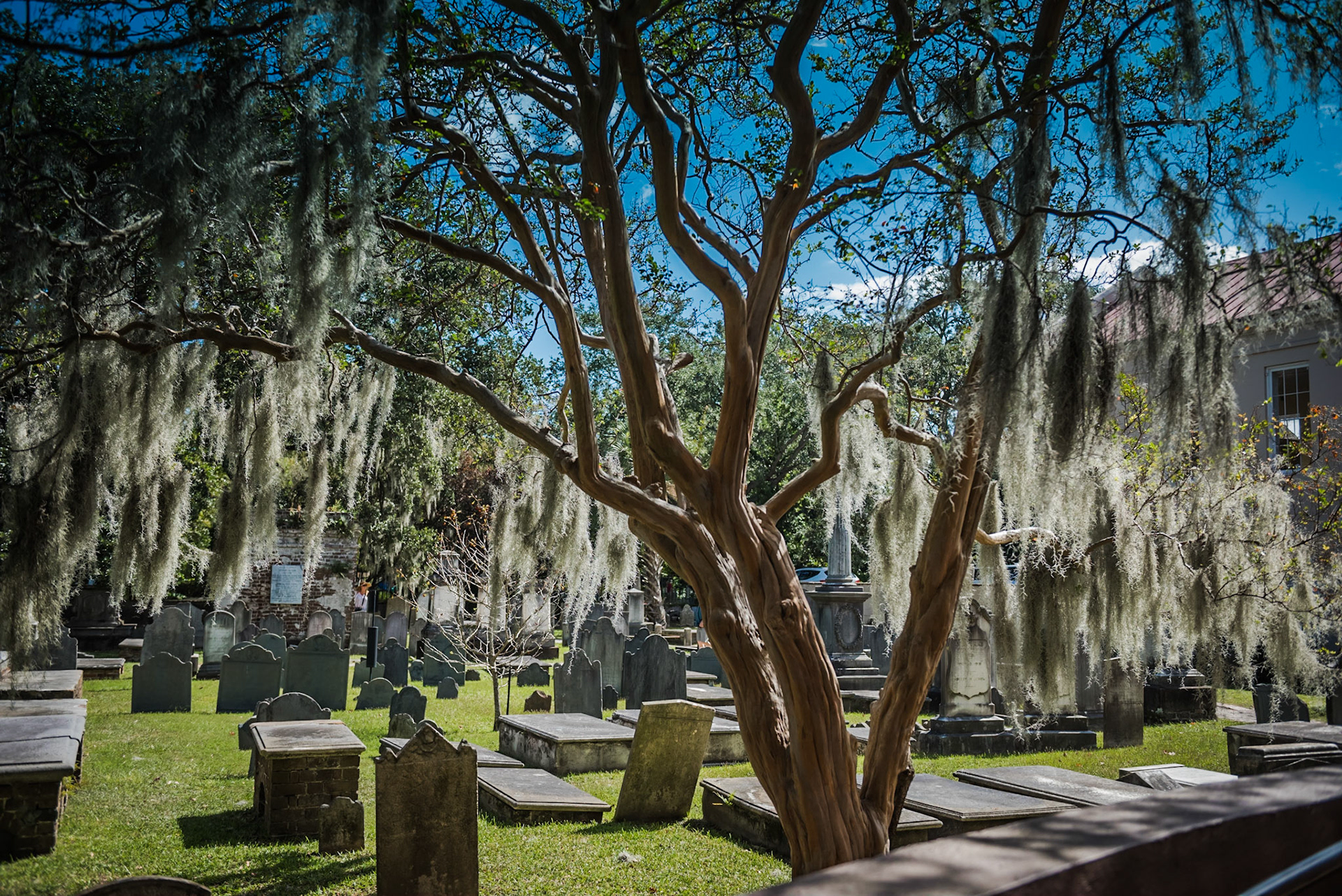 Likely the oldest English burial ground still in existence in Charleston