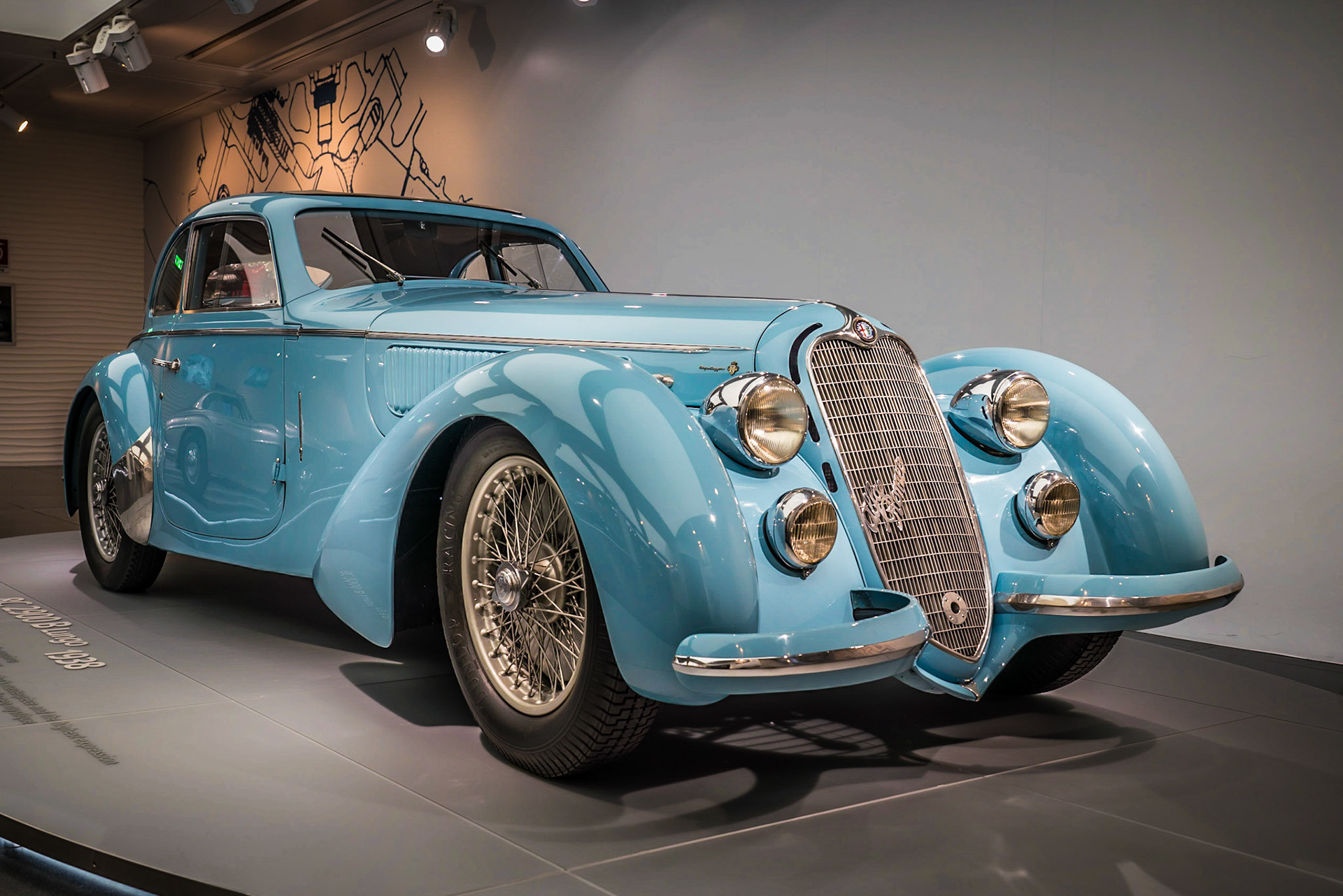 Museo Alfa Romeo - La macchina del tempoa permanent collection of Alfa Romeo cars and engines