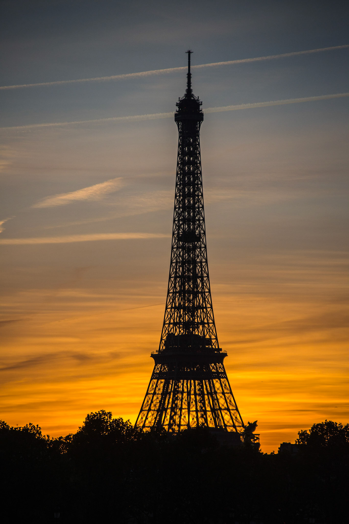 Eiffel Tower Sunset