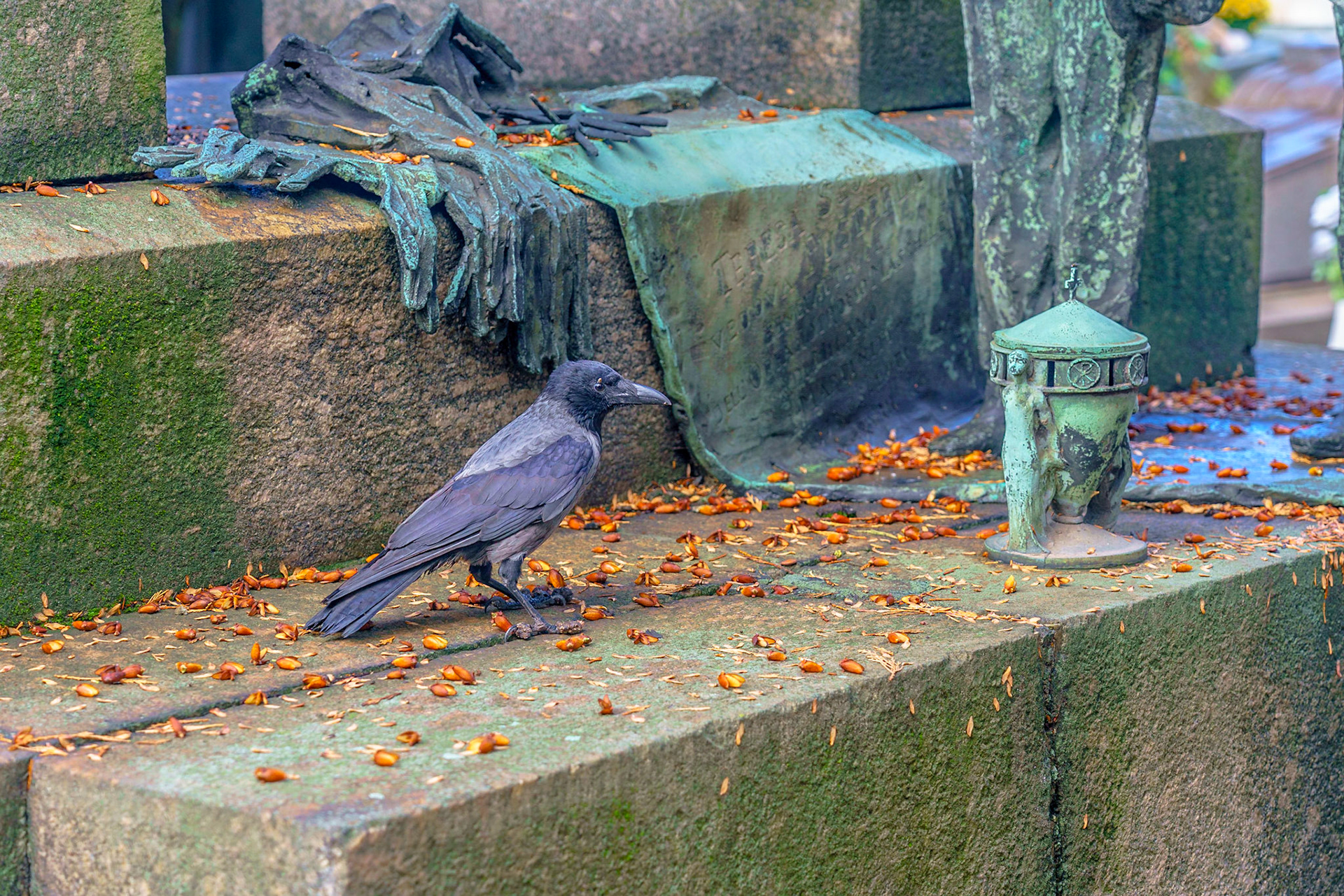 noted for the abundance of artistic tombs and monuments