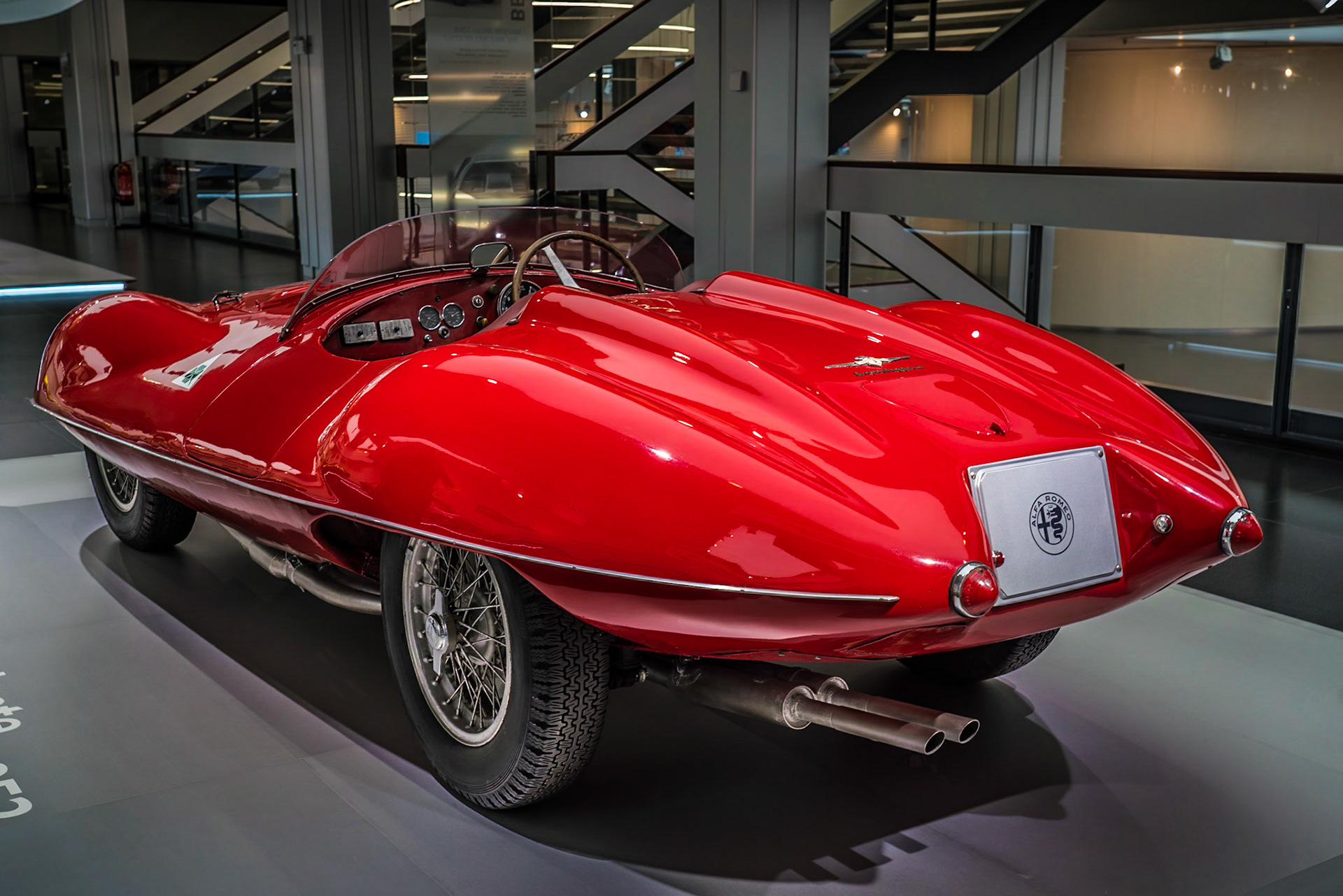 Museo Alfa Romeo - La macchina del tempoa permanent collection of Alfa Romeo cars and engines