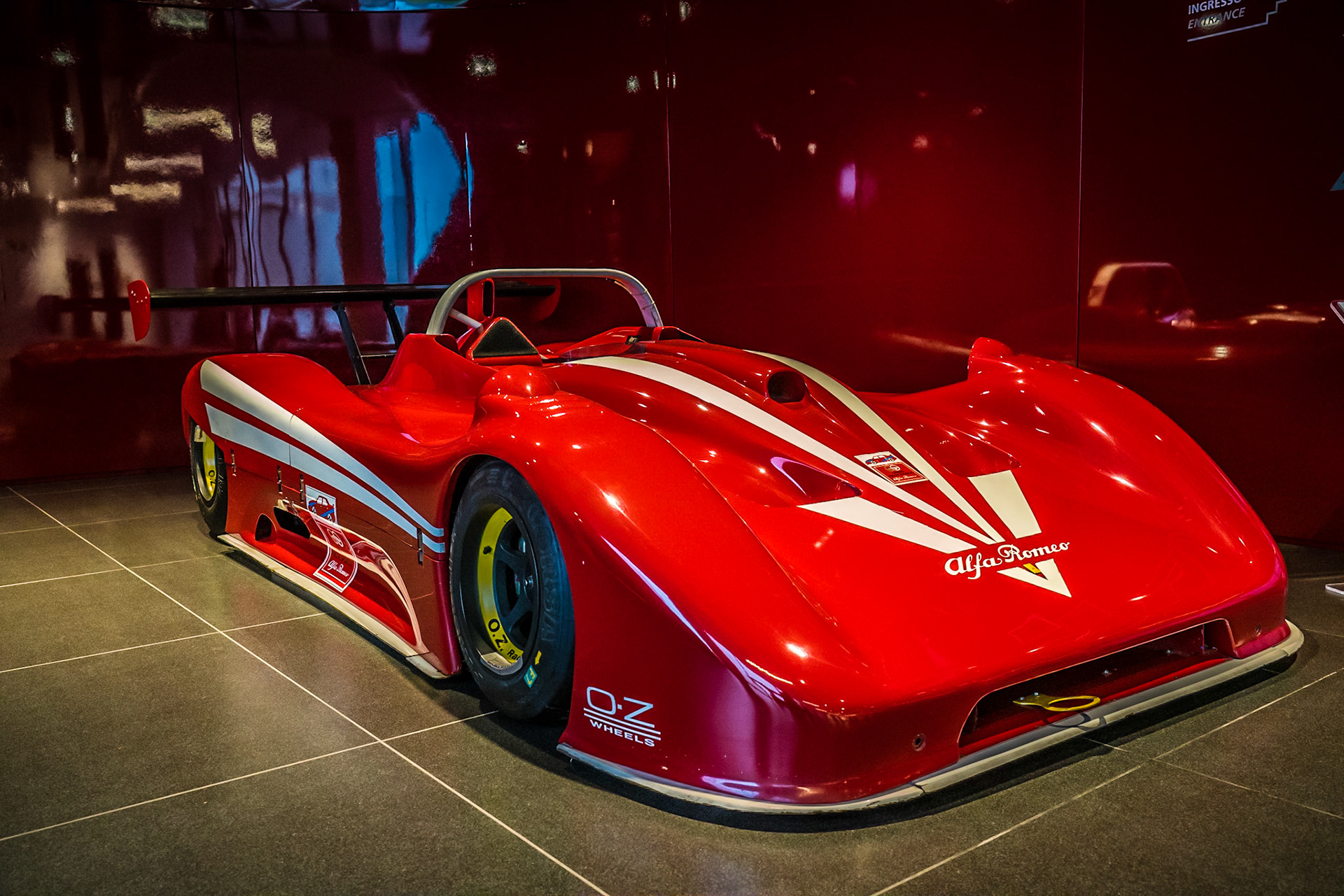 Museo Alfa Romeo - La macchina del tempoa permanent collection of Alfa Romeo cars and engines