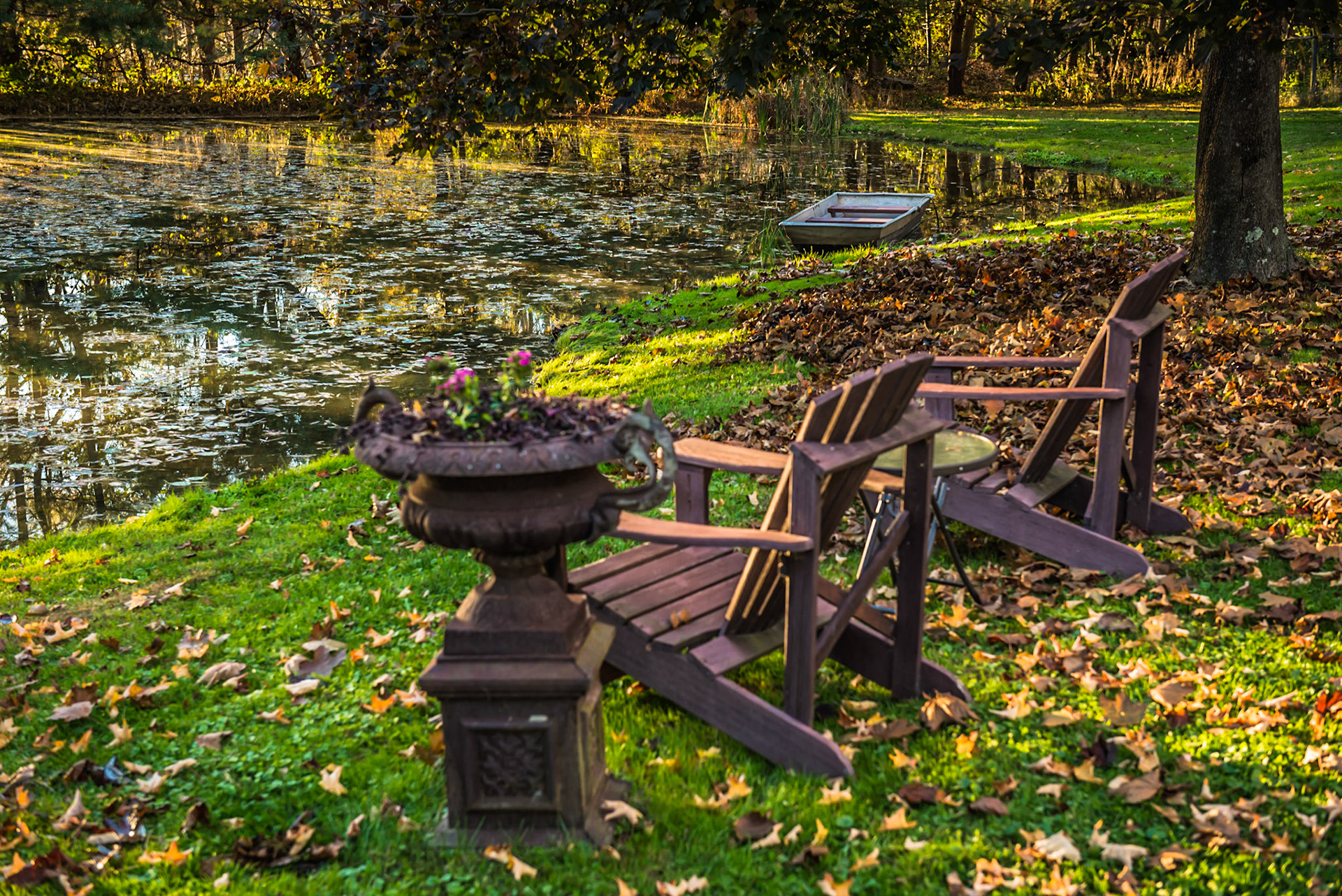 The scene at a bed and breakfast in Rhinebeck NY