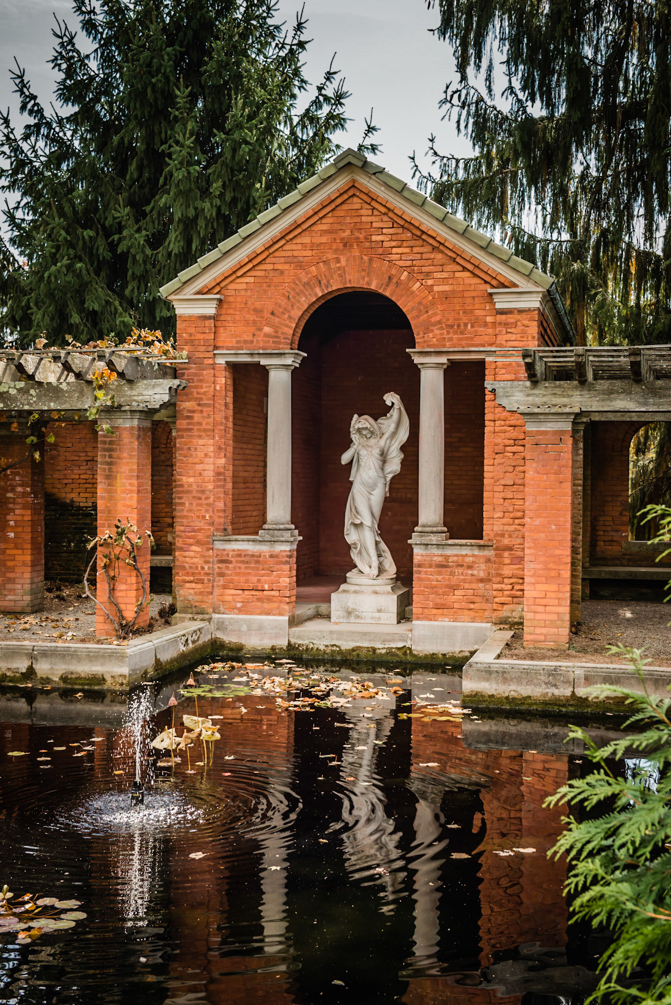 At the Vanderbilt Mansion in Hyde Park NY