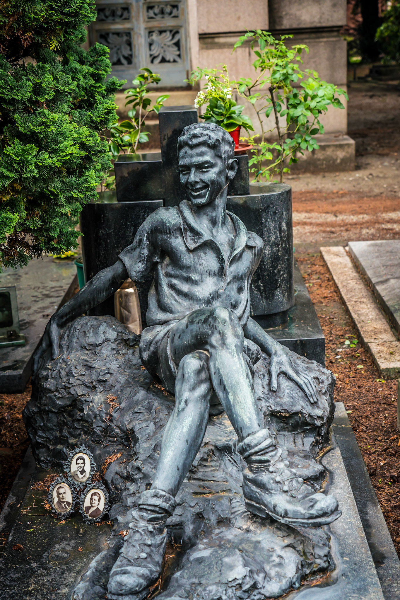 noted for the abundance of artistic tombs and monuments