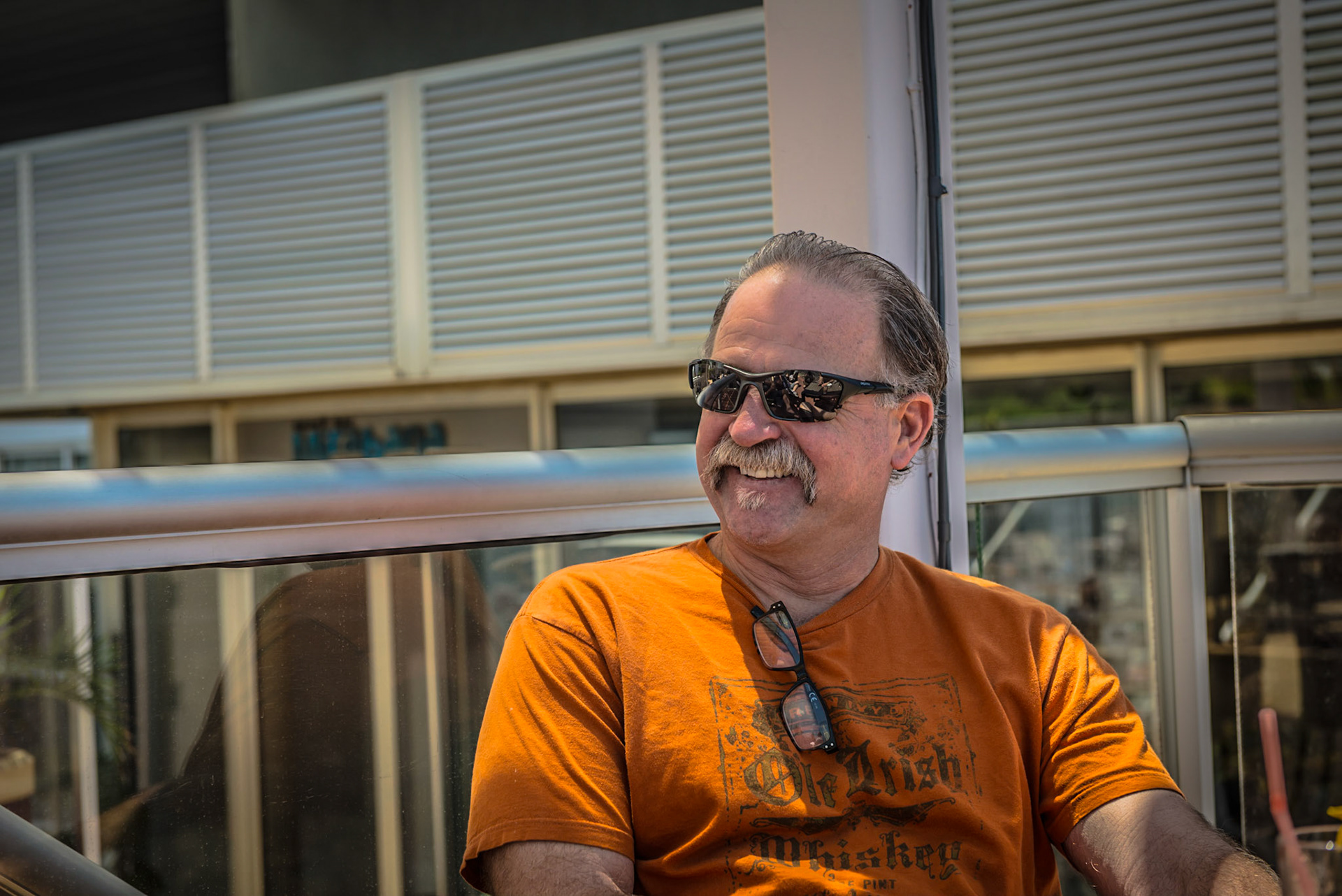 of glasses is a dead giveaway of an old man!