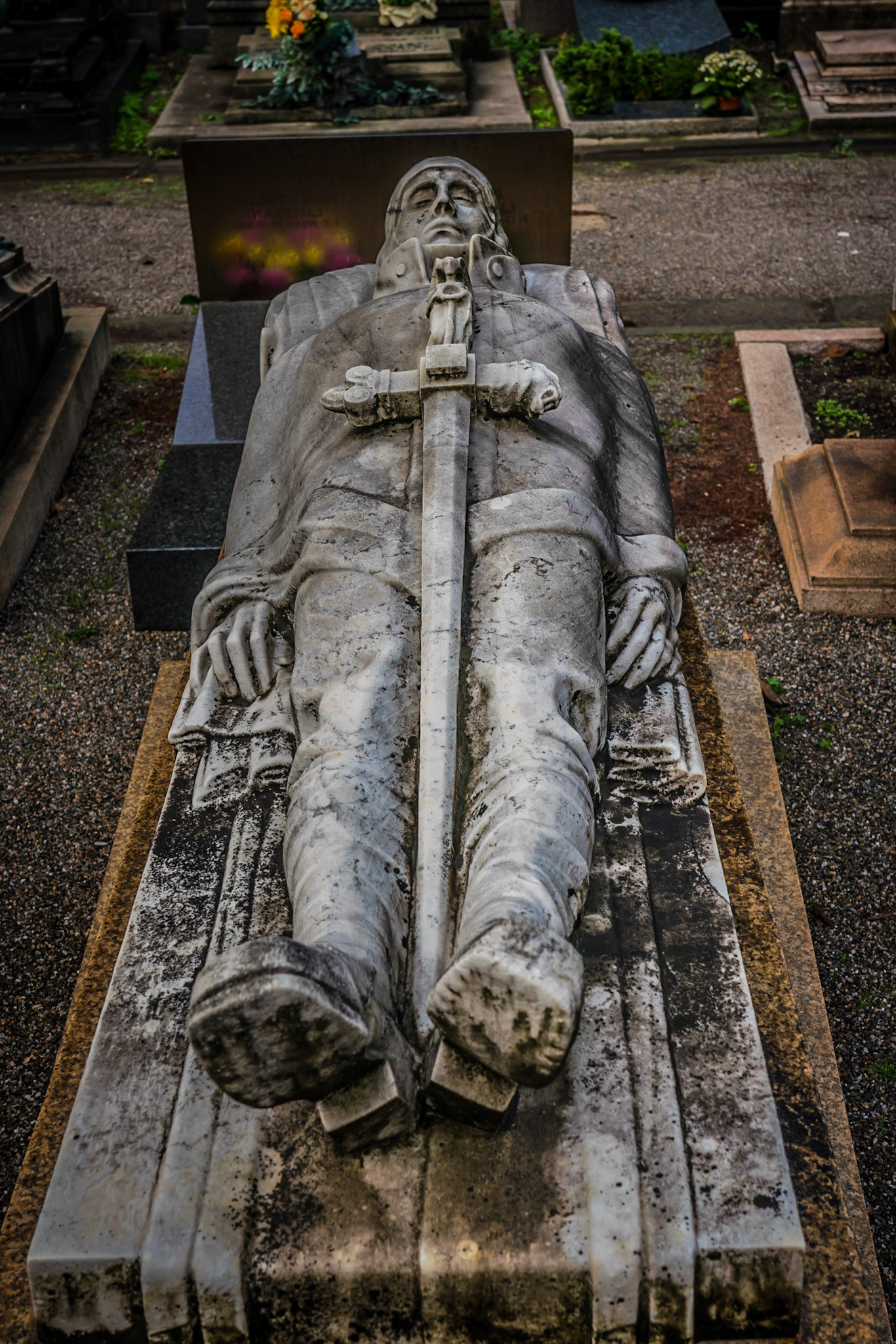 noted for the abundance of artistic tombs and monuments