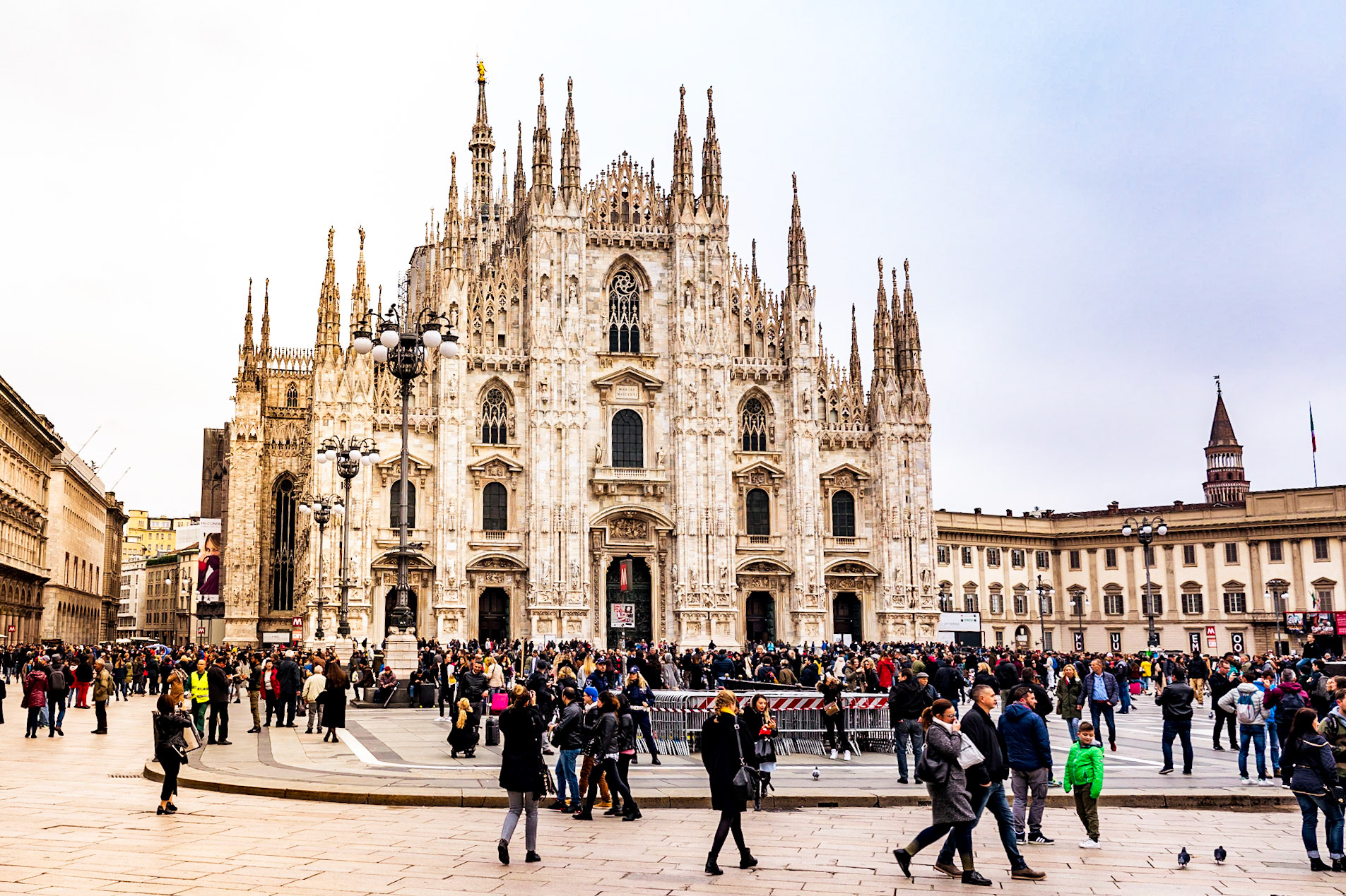 Took nearly six centuries to complete. The largest church in Italy
