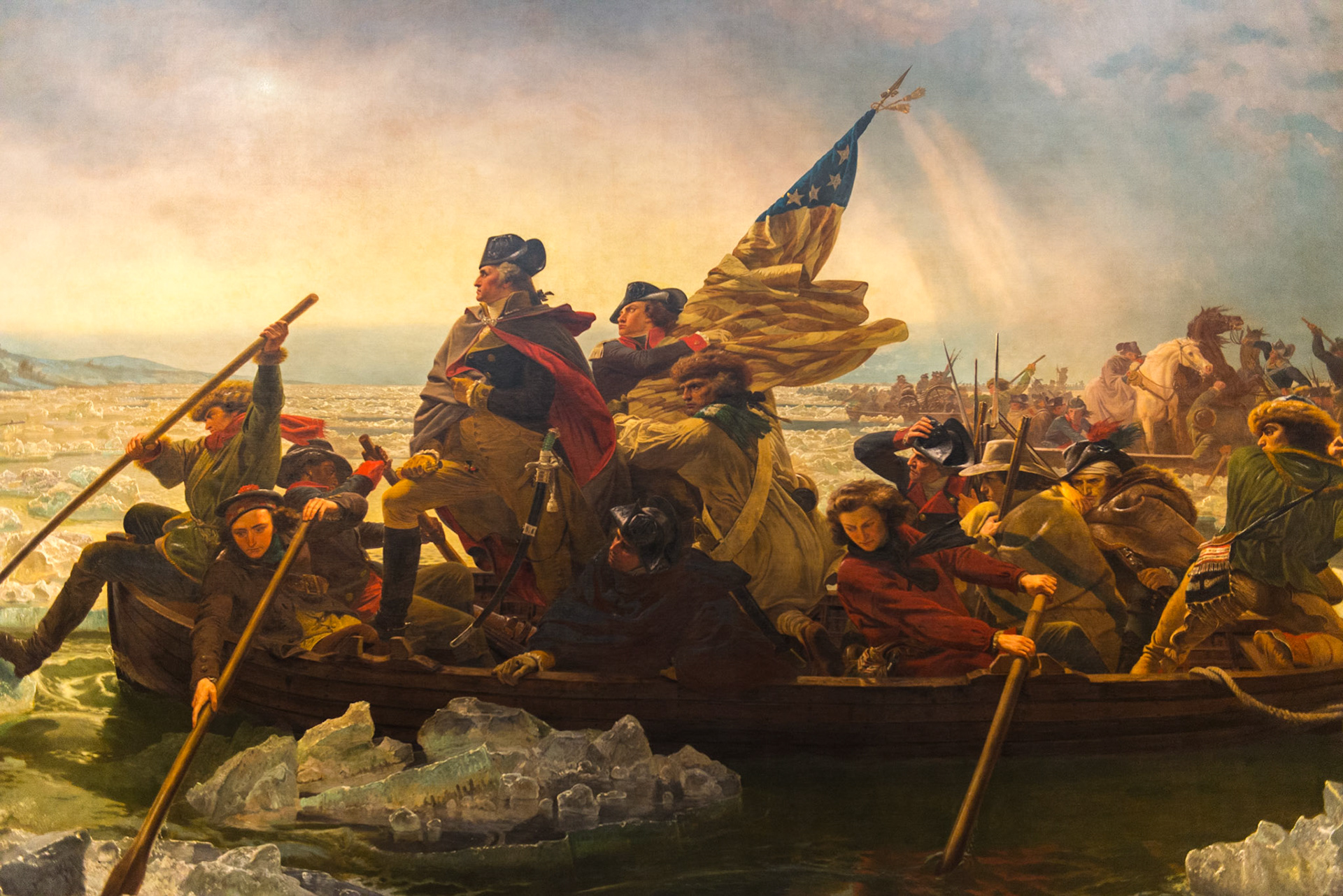 George Washington crossing the Delaware