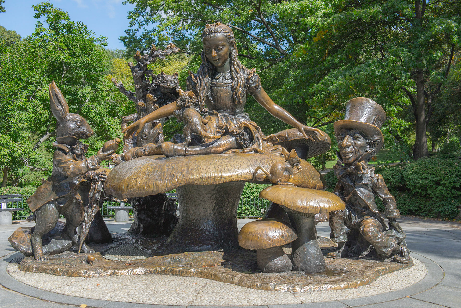 Alice in Wonderland Statues