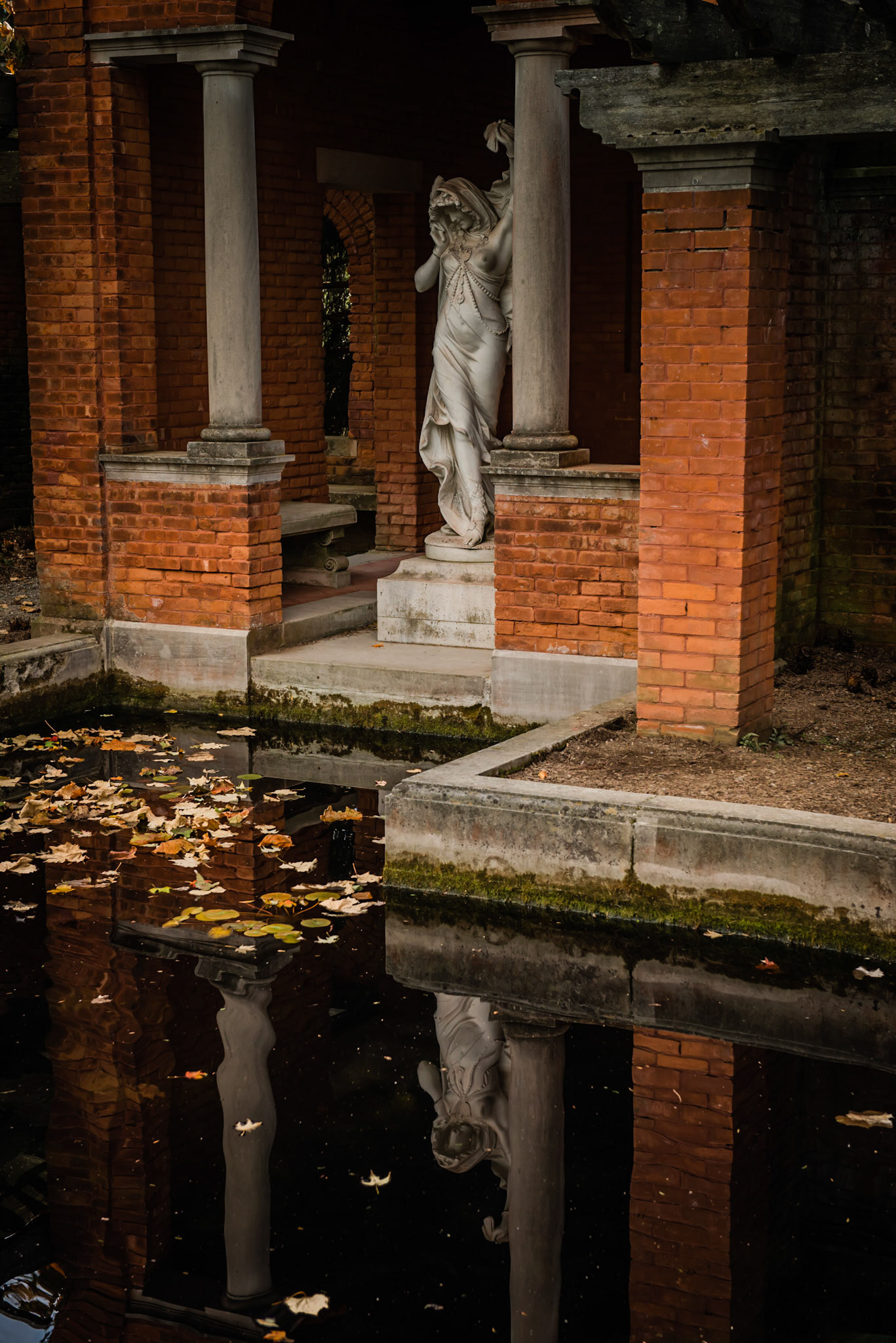 At the Vanderbilt Mansion in Hyde Park NY