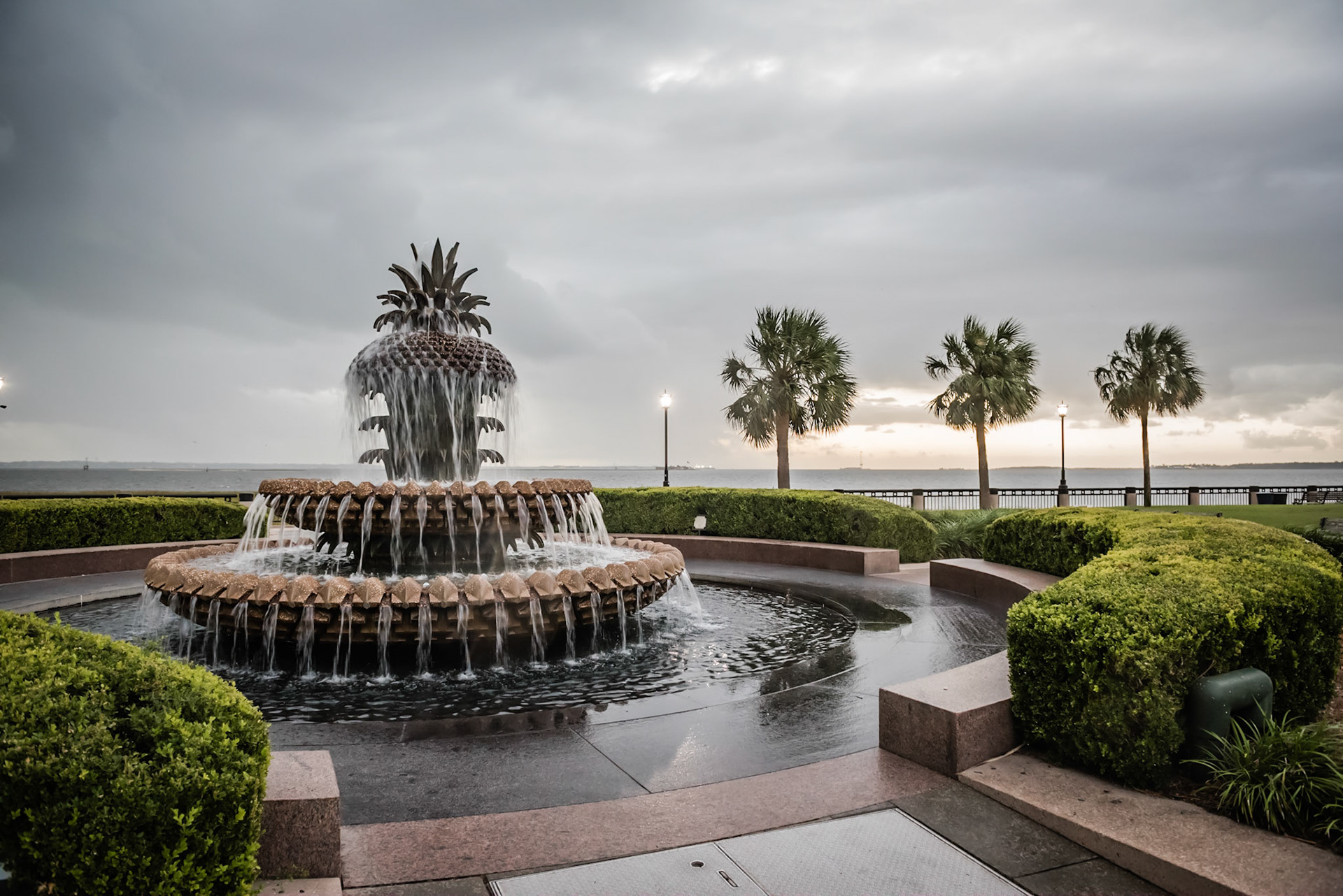 along one-half mile of the Cooper River