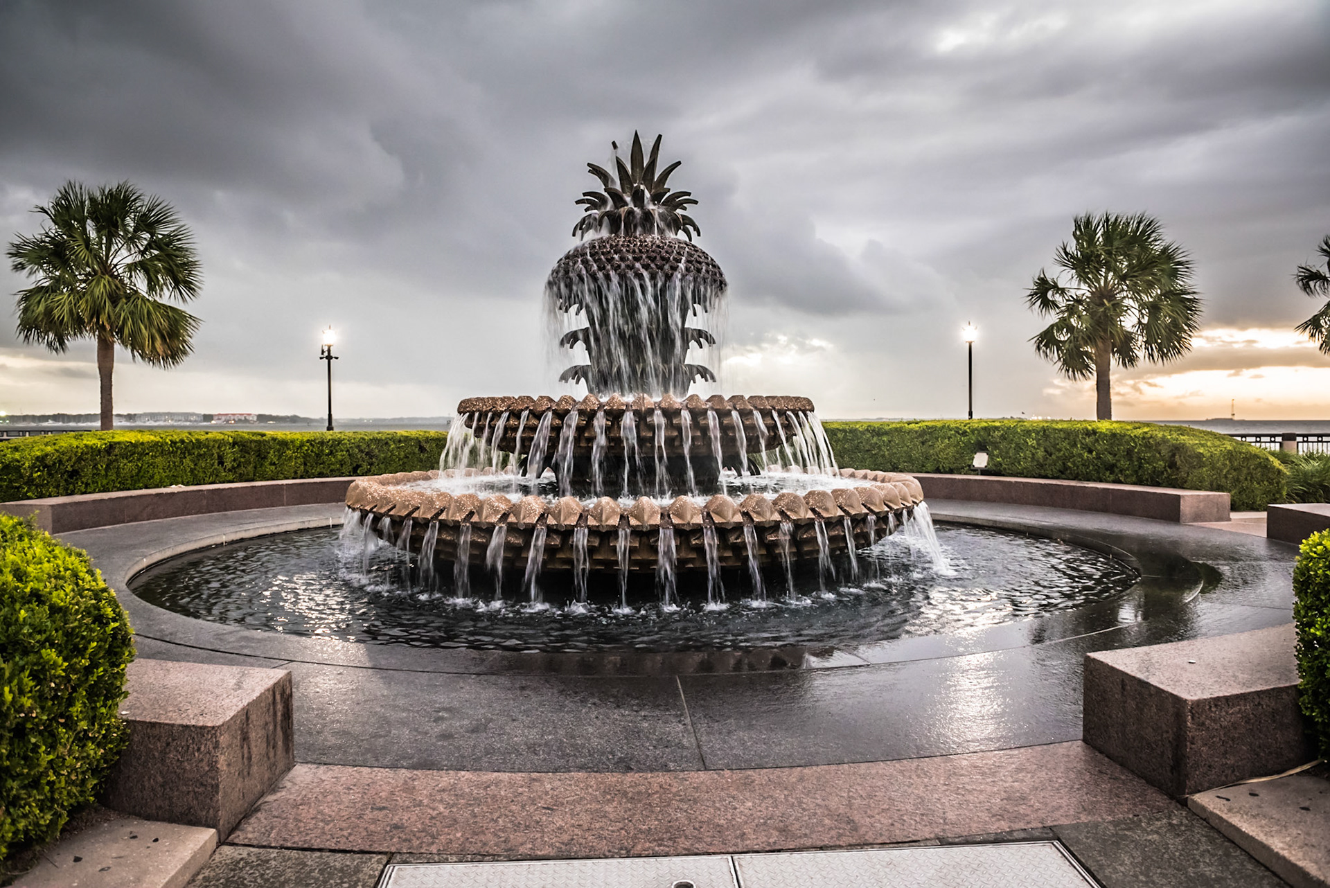 along one-half mile of the Cooper River