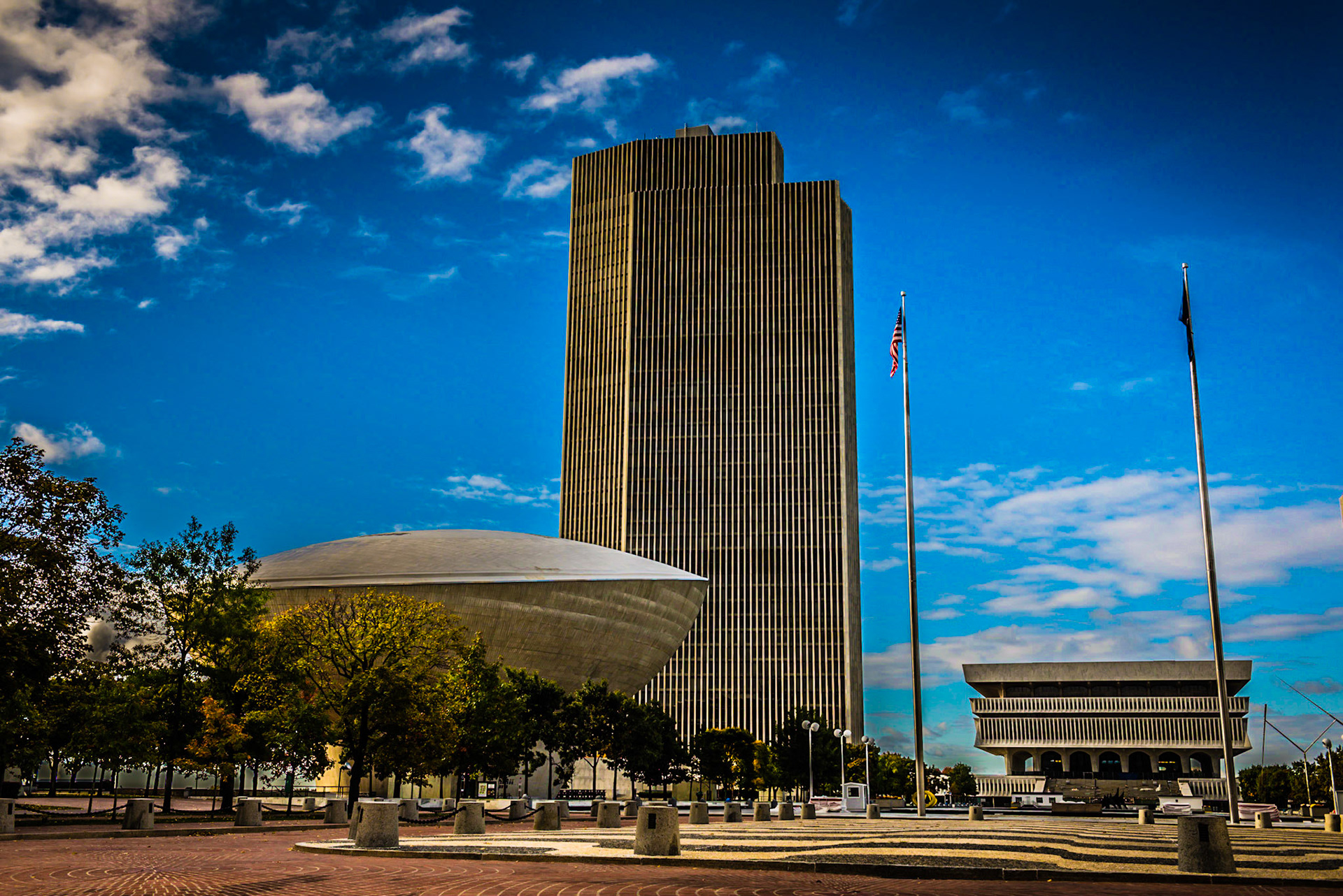 The Egg, Erastus Corning Tower and Cultural Education Center