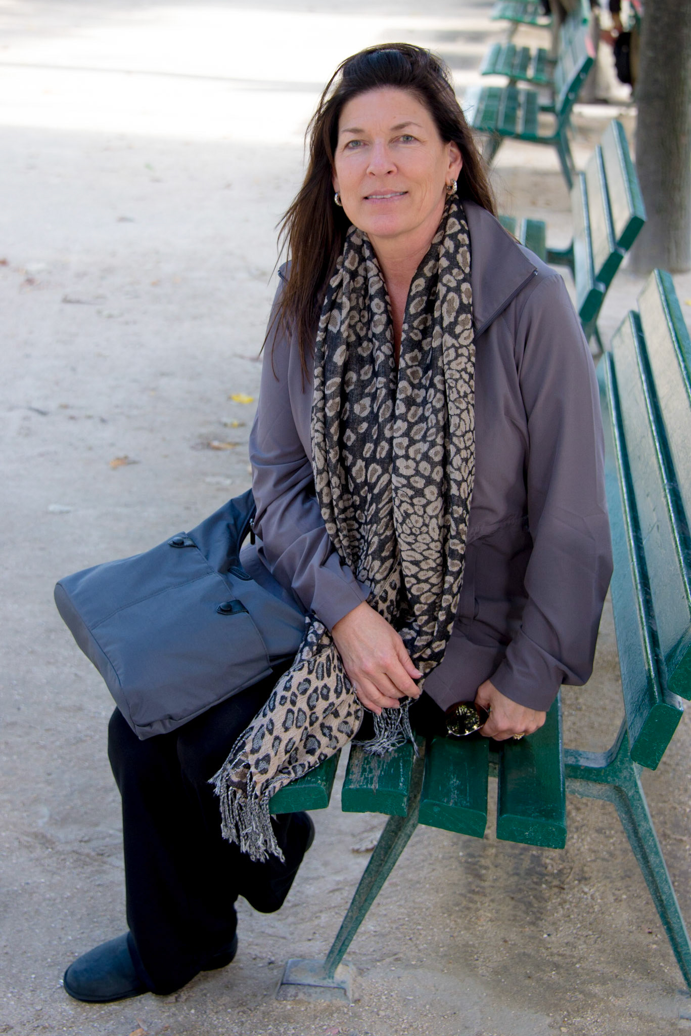 Amy at Notre-Dame Cathedral