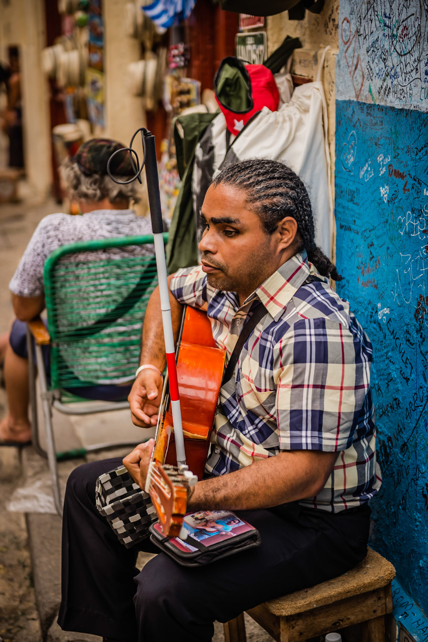 A monument at La Bodeguita Del Medio