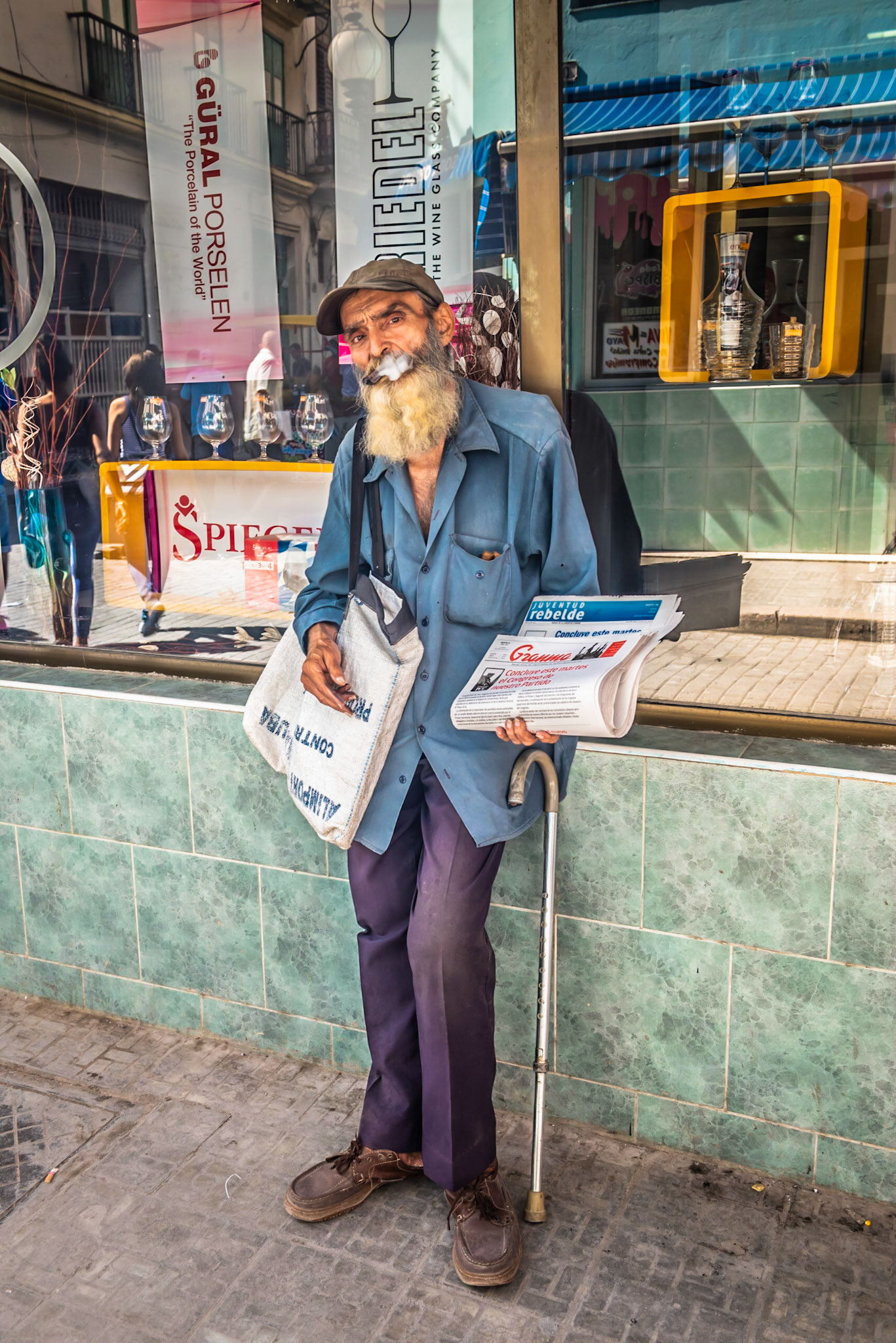 CUBAN Newspaper Vendor