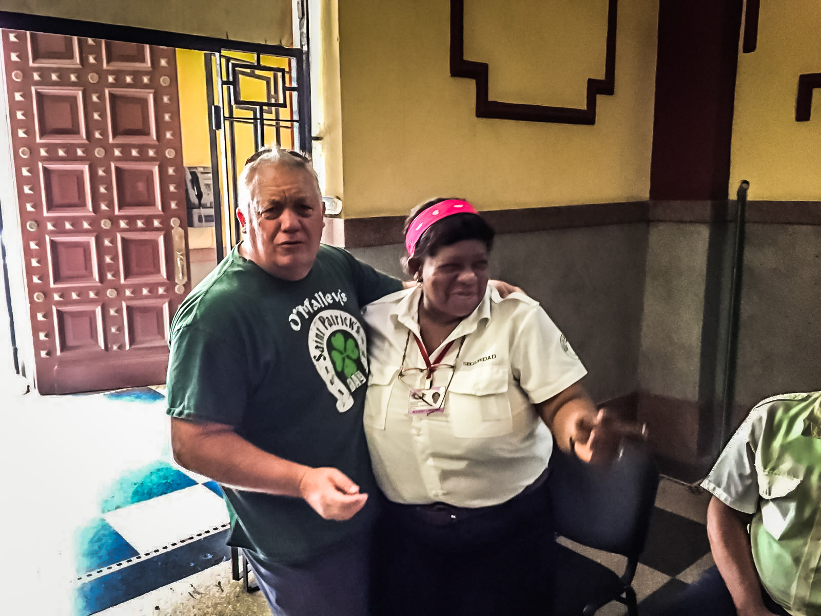 Groovin with the Security.