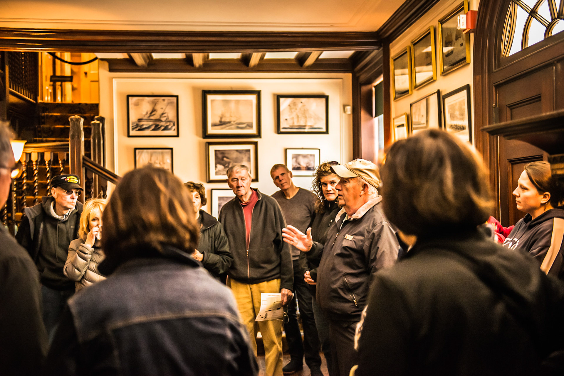 Upon his death they just left the building and left everything intact.