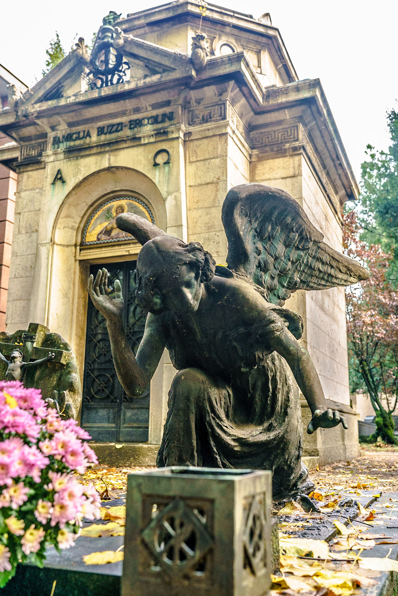 noted for the abundance of artistic tombs and monuments