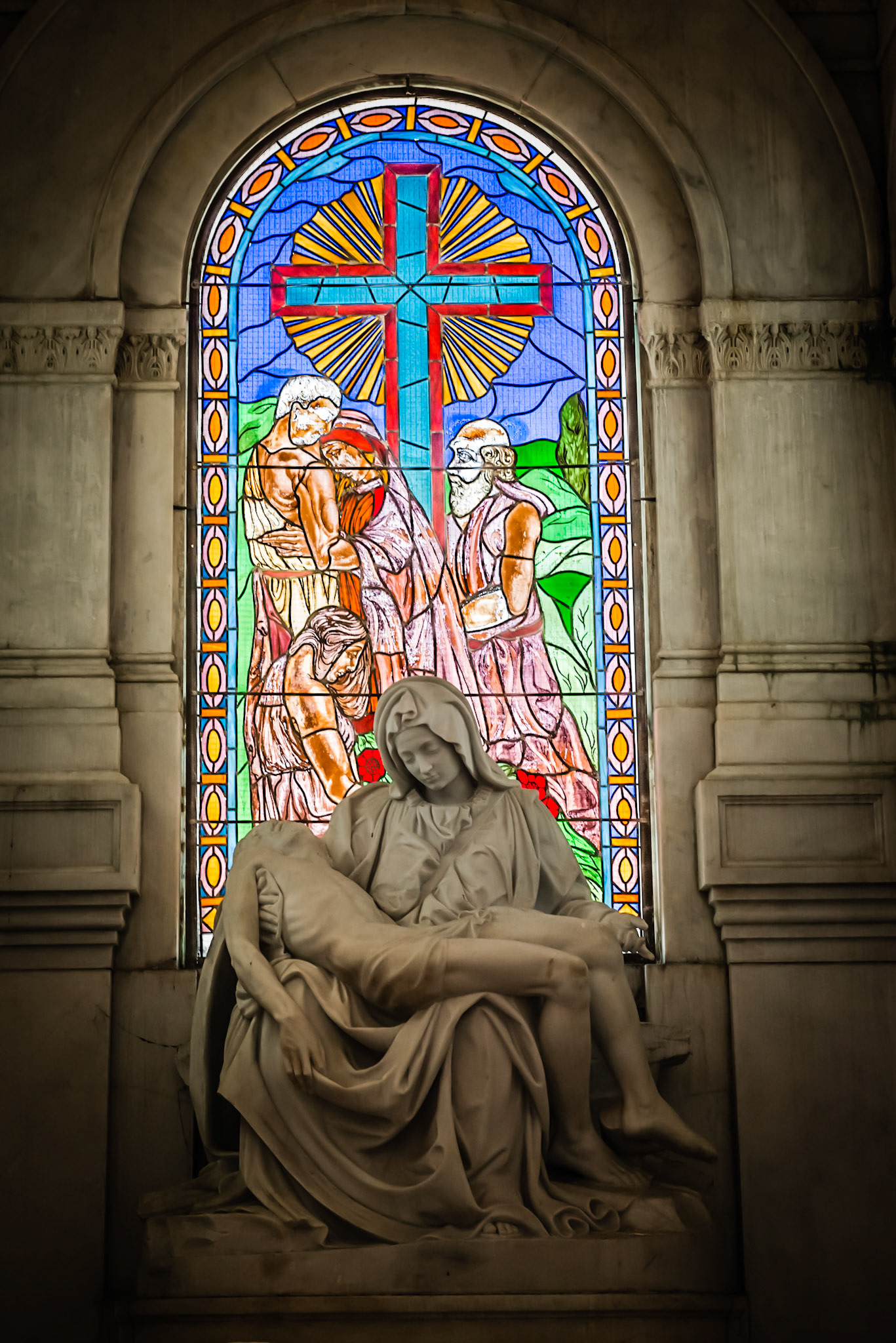 Stained Glass in Mausoleum