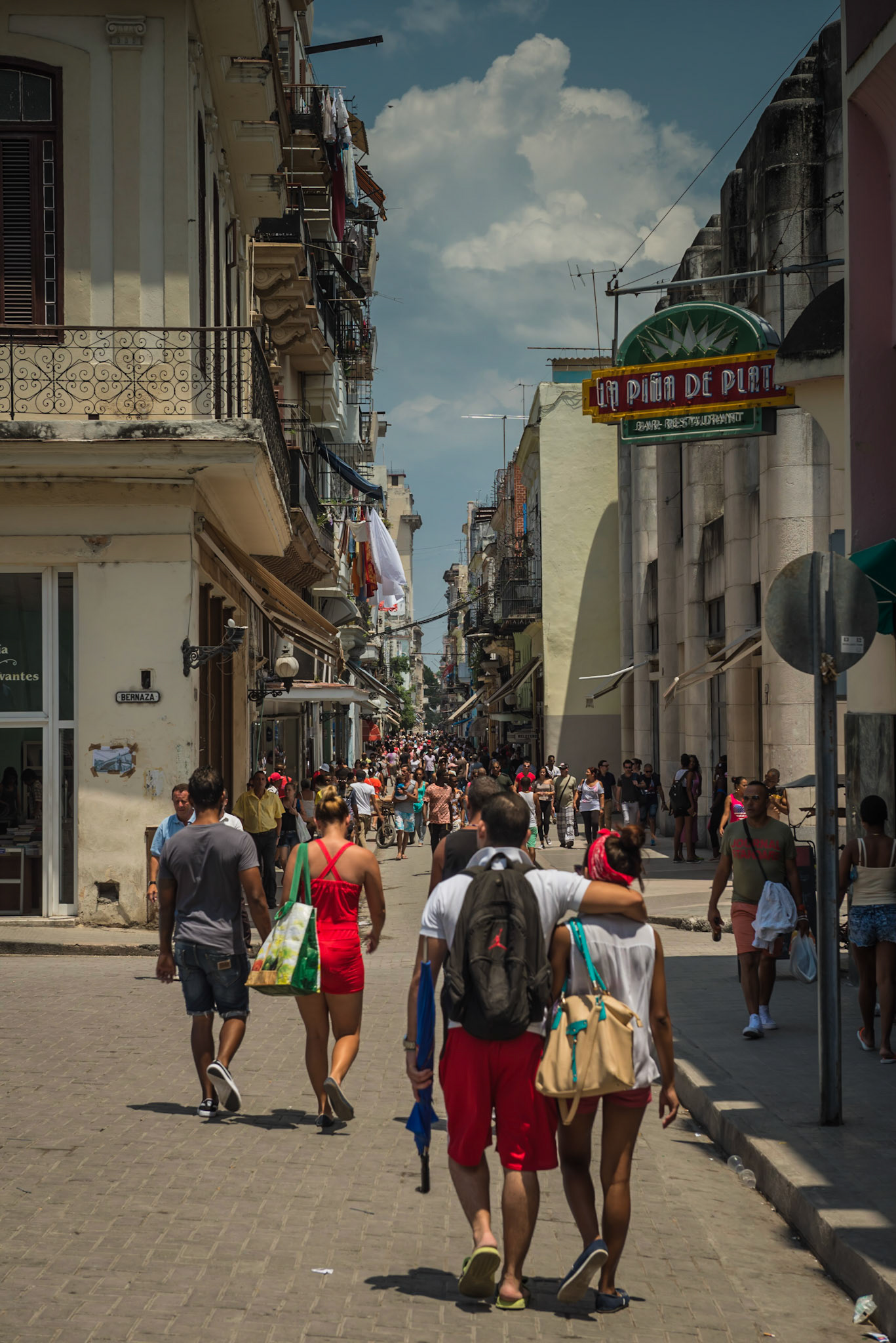Great old buildings and market