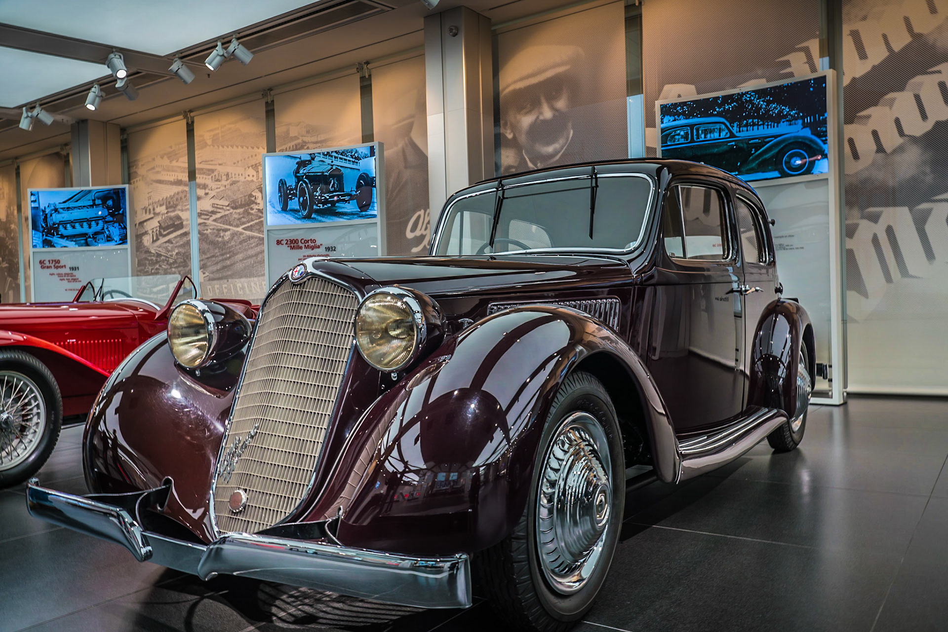 Museo Alfa Romeo - La macchina del tempoa permanent collection of Alfa Romeo cars and engines