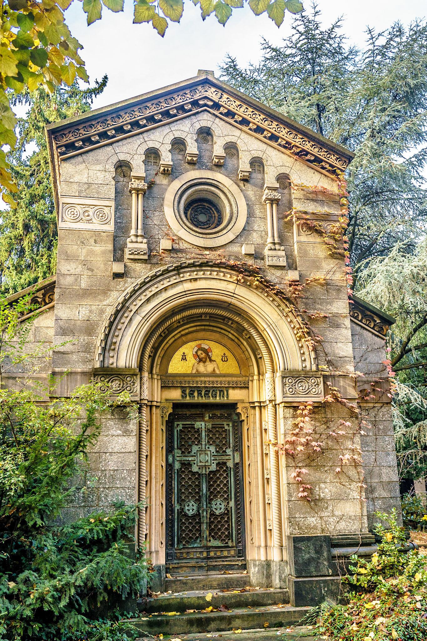 noted for the abundance of artistic tombs and monuments