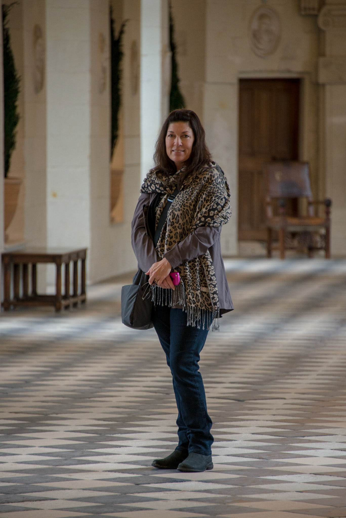 Amy at Château de Chenonceau
