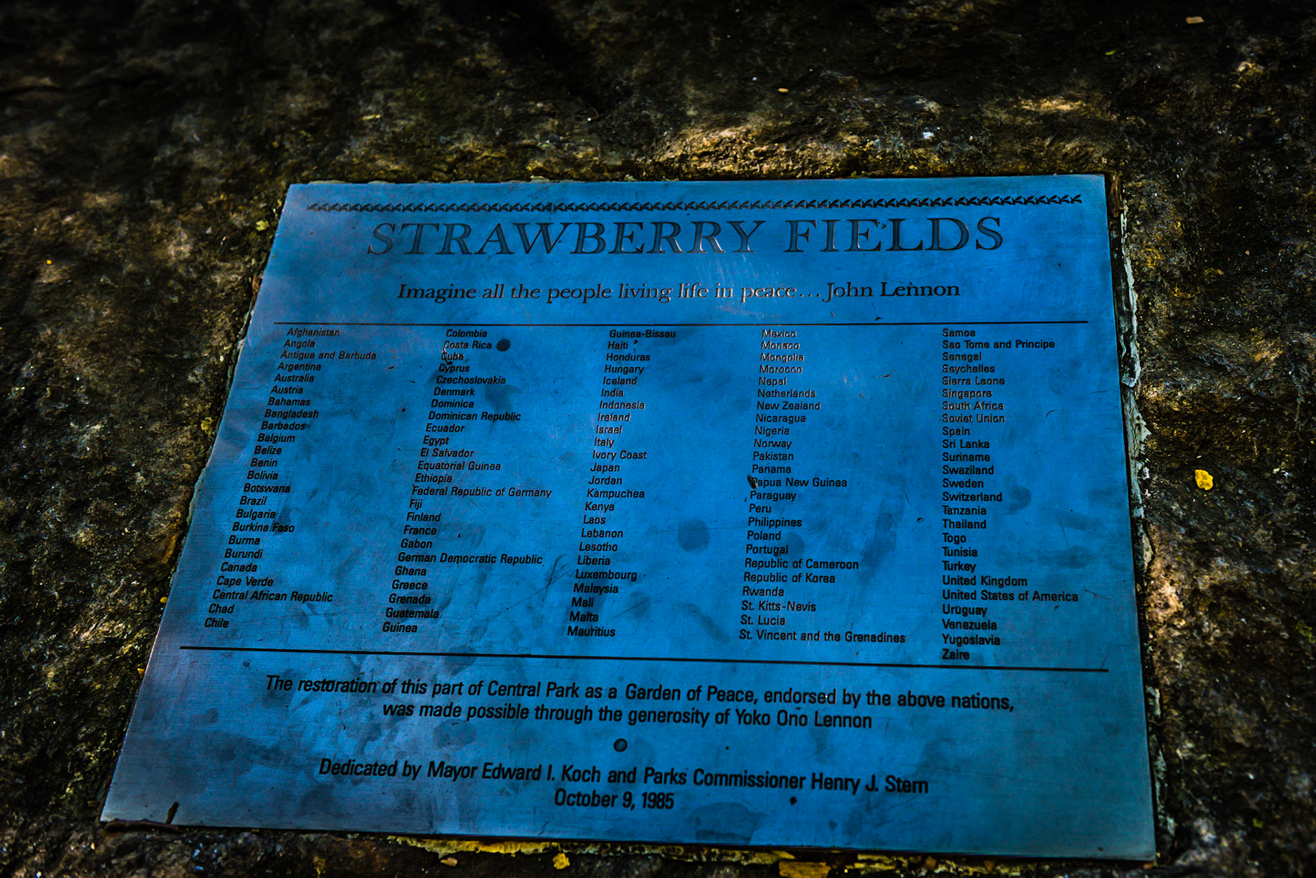 named after the Beatles' song "Strawberry Fields Forever" written by Lennon