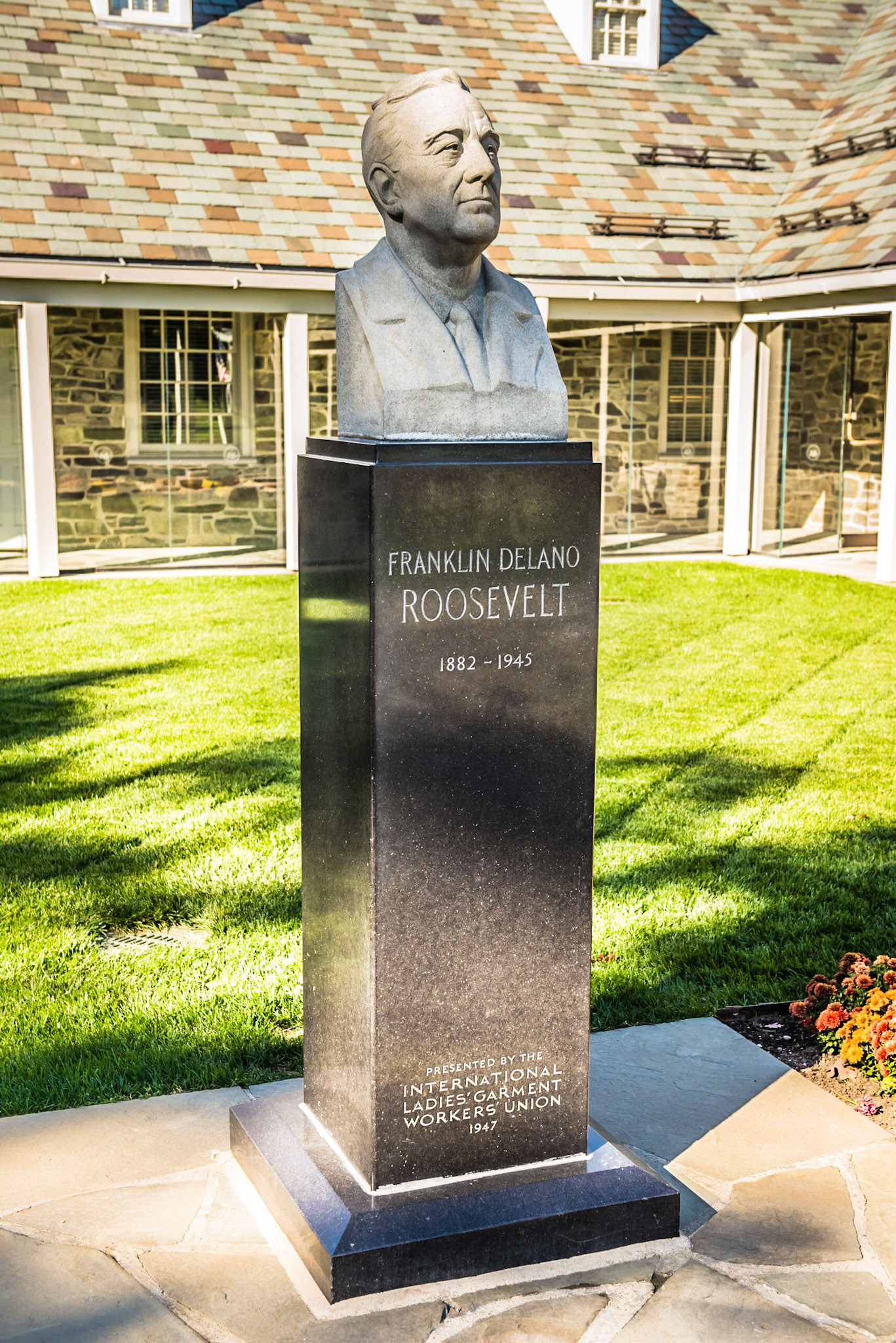 FDR Bust at FDR Home and Memorial