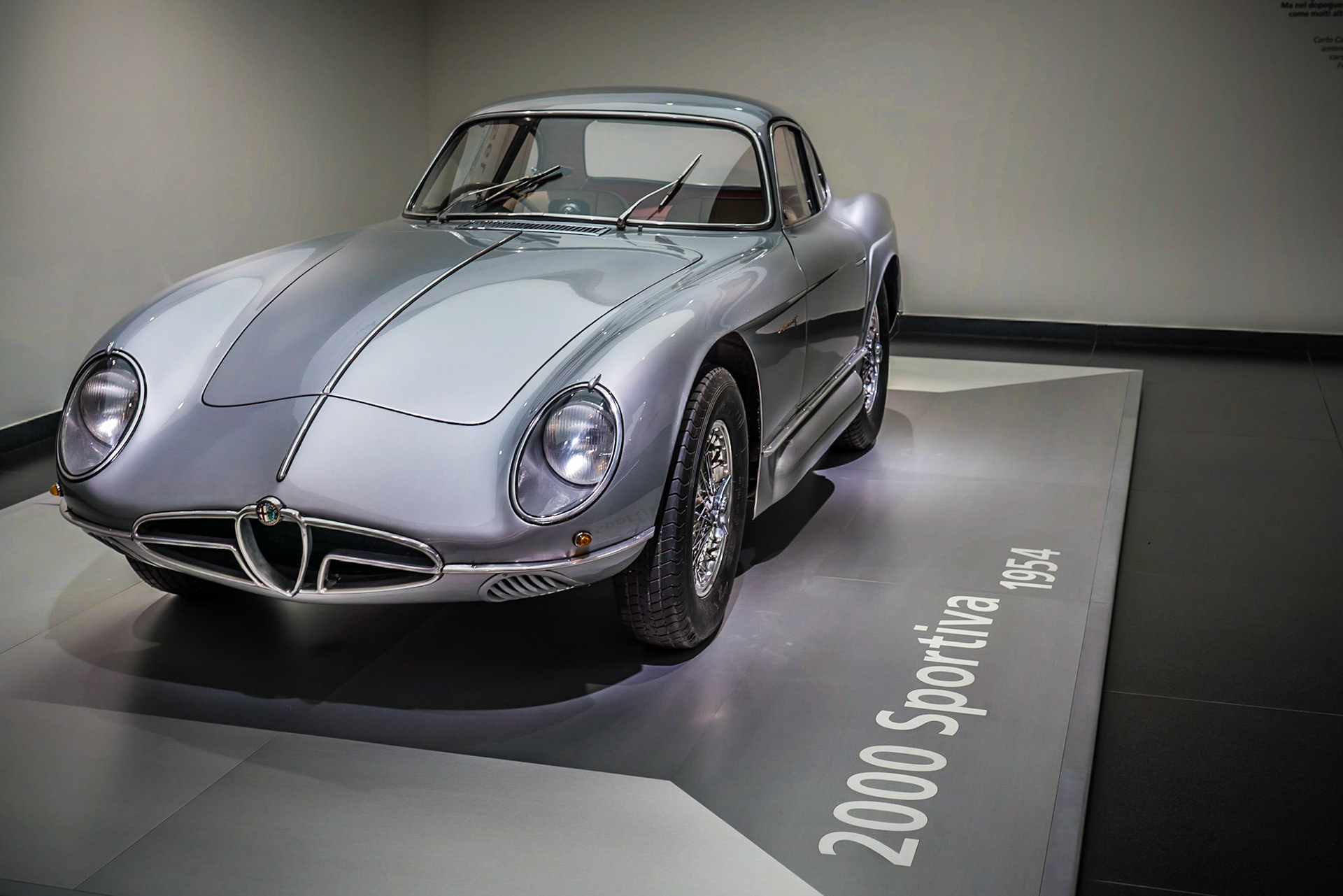 Museo Alfa Romeo - La macchina del tempoa permanent collection of Alfa Romeo cars and engines