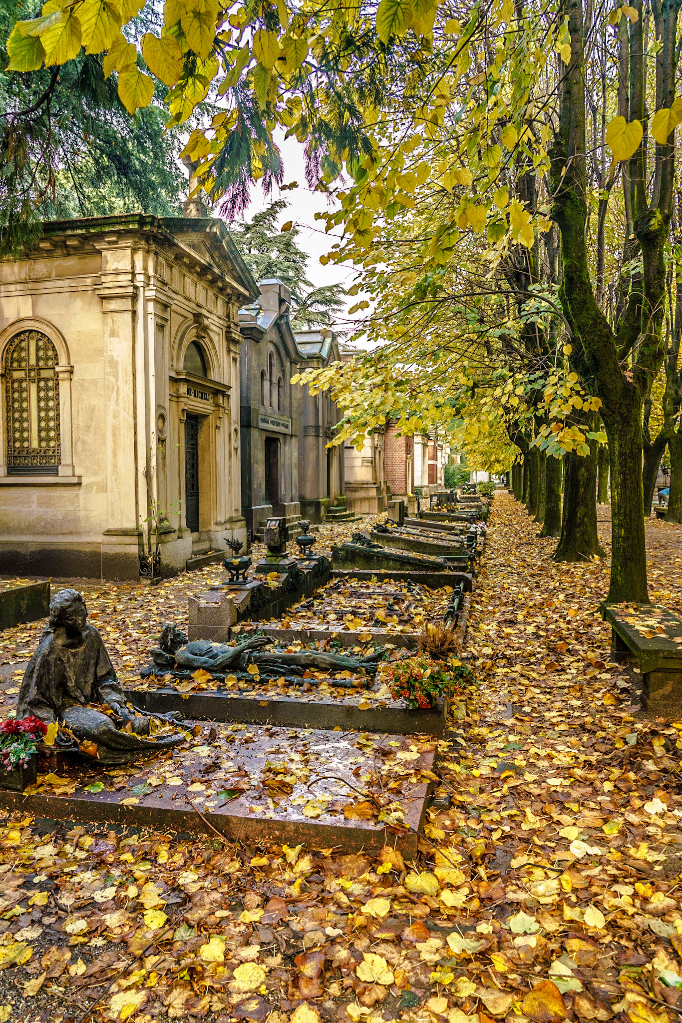 noted for the abundance of artistic tombs and monuments