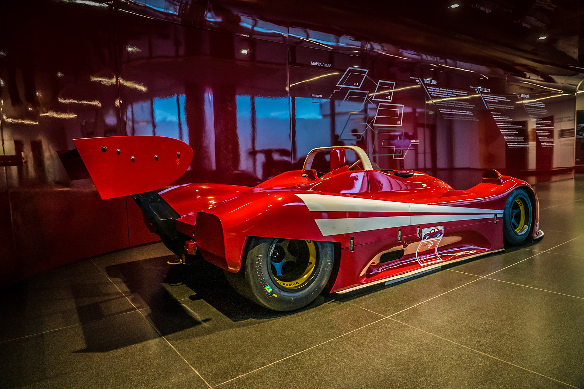 Museo Alfa Romeo - La macchina del tempoa permanent collection of Alfa Romeo cars and engines