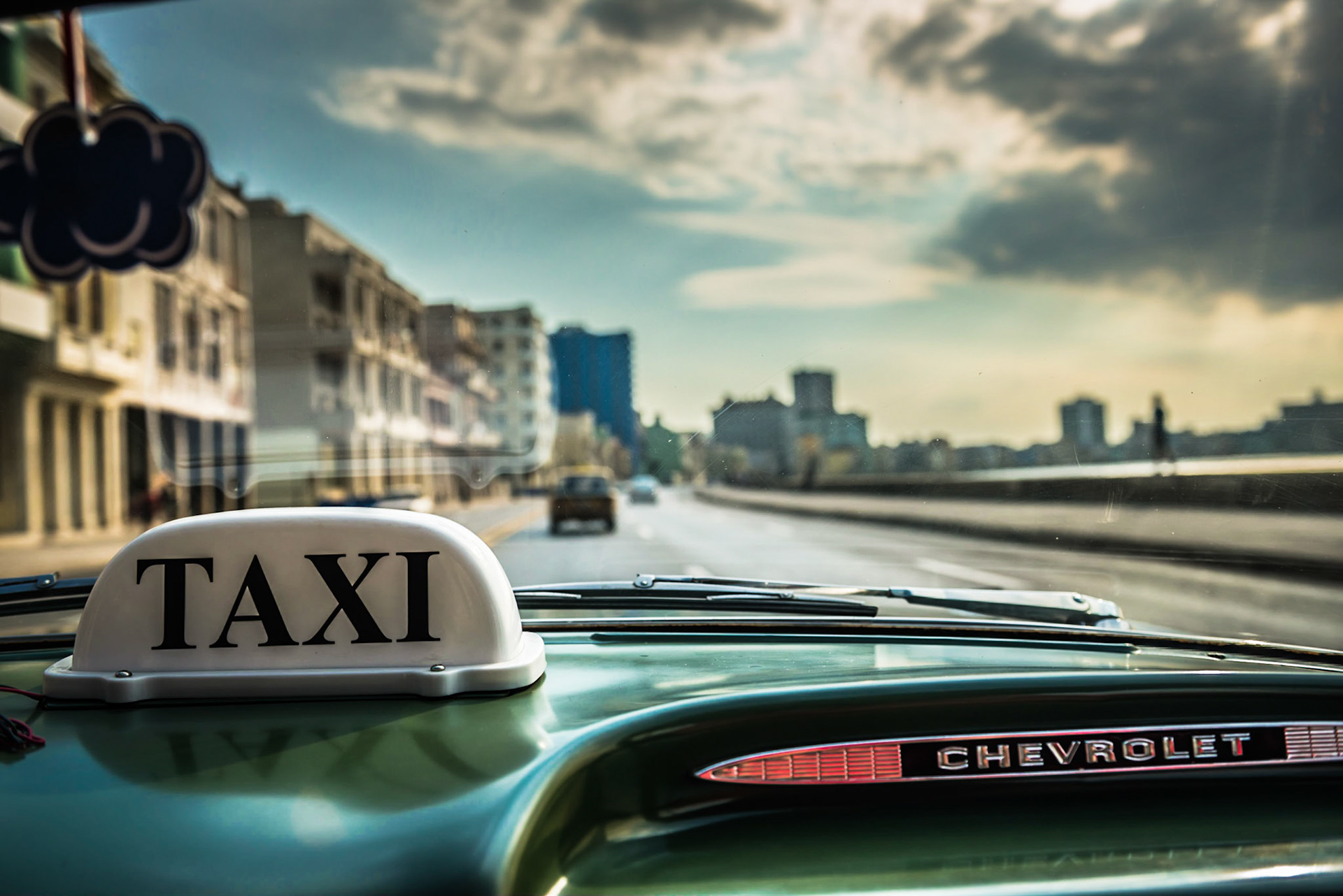 In a Chevrolet Kingswood Wagon