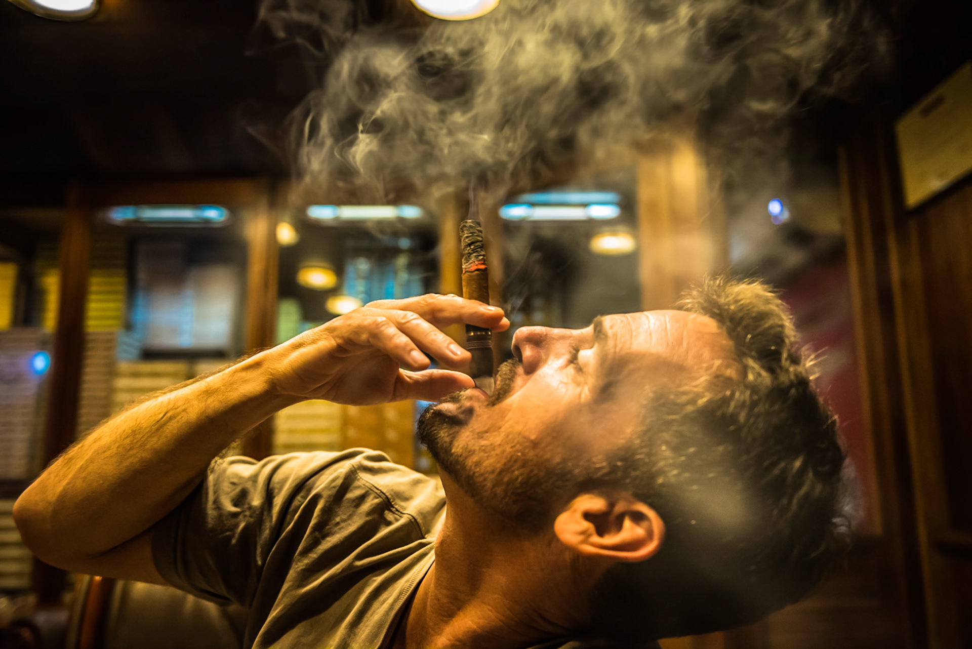 VIP Room at Partagas, Havana CUBA