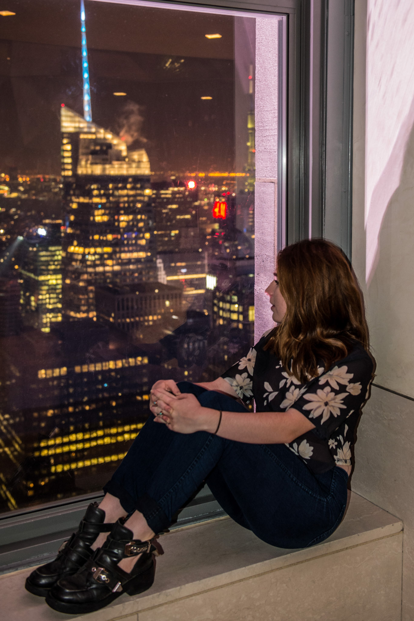 Emily at Top of the Roc