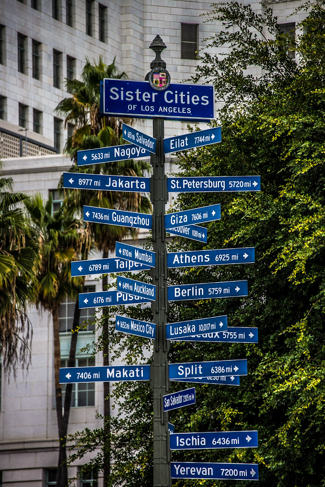 LA Sister Cities Sign
