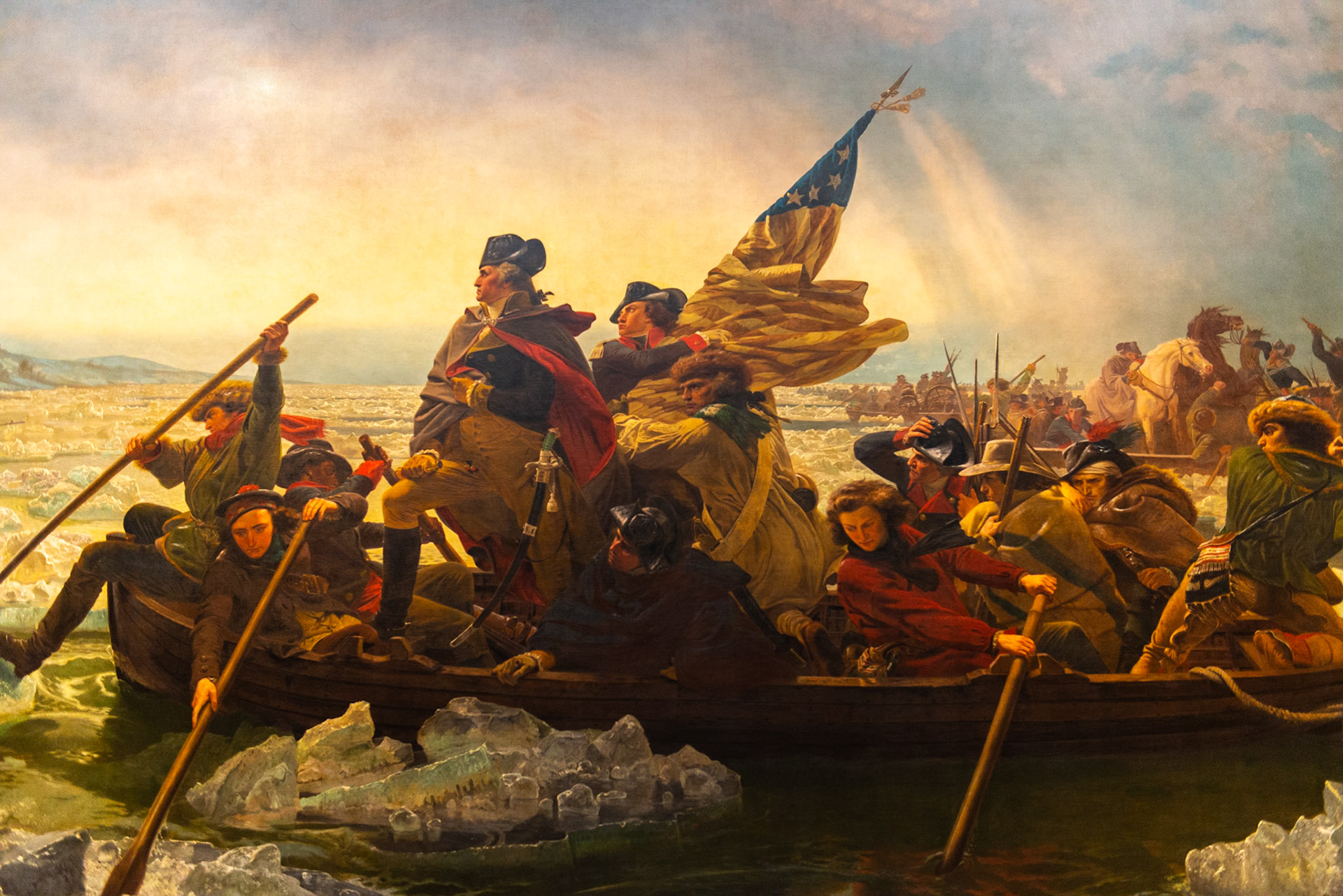 George Washington crossing the Delaware