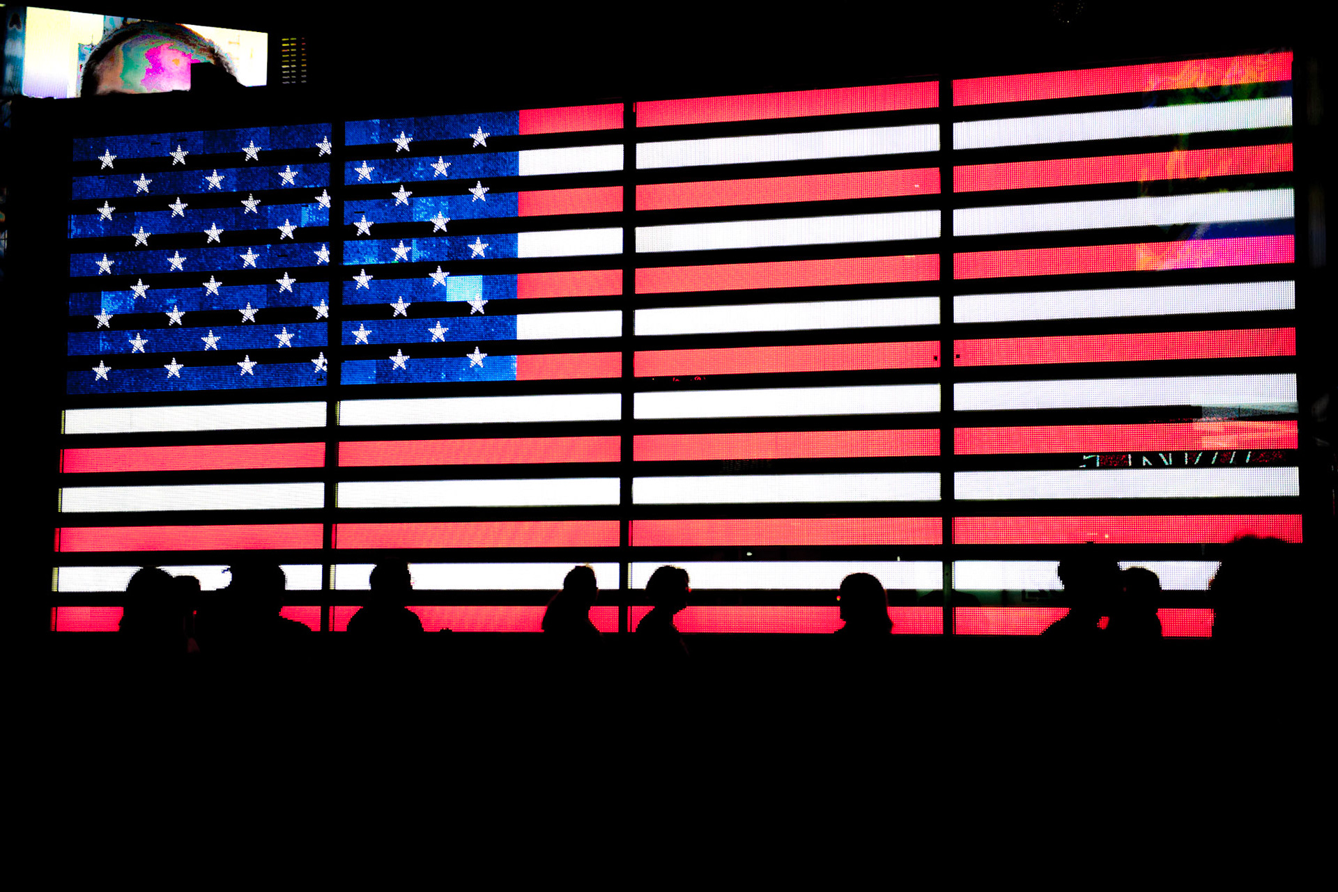 The Flag at Times Square