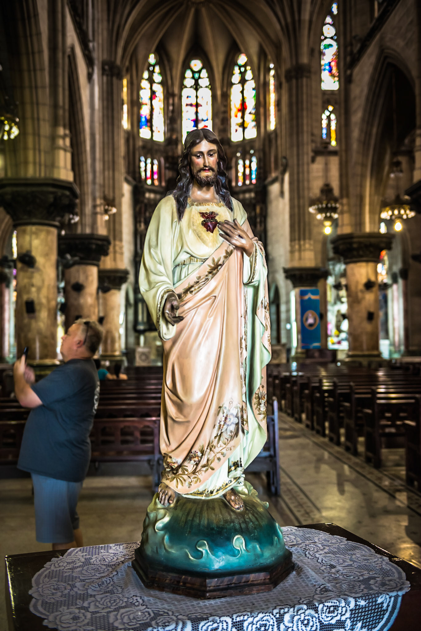 Construction started in 1914. It remains the country’s tallest and most beautiful Catholic church.