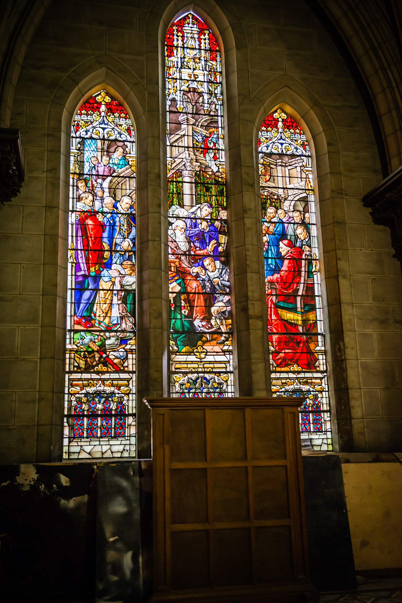 Construction started in 1914. It remains the country’s tallest and most beautiful Catholic church.