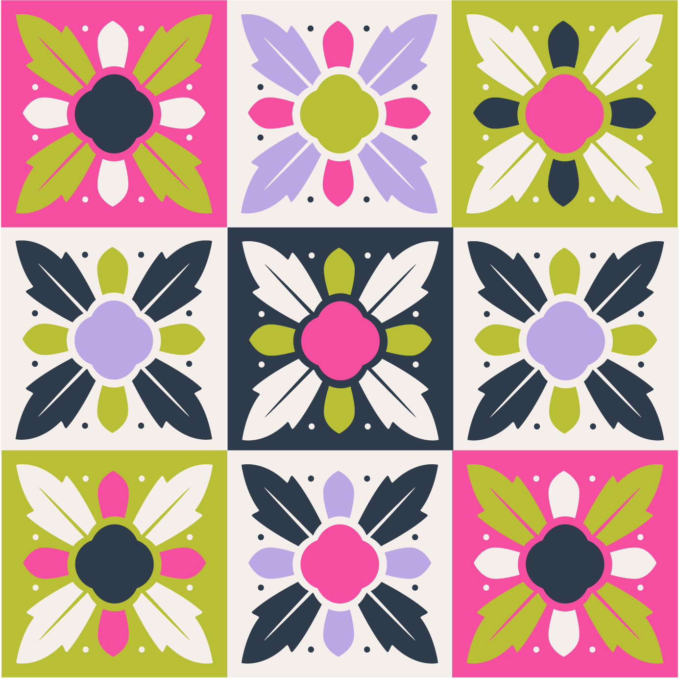 Colorful Icon Tiles