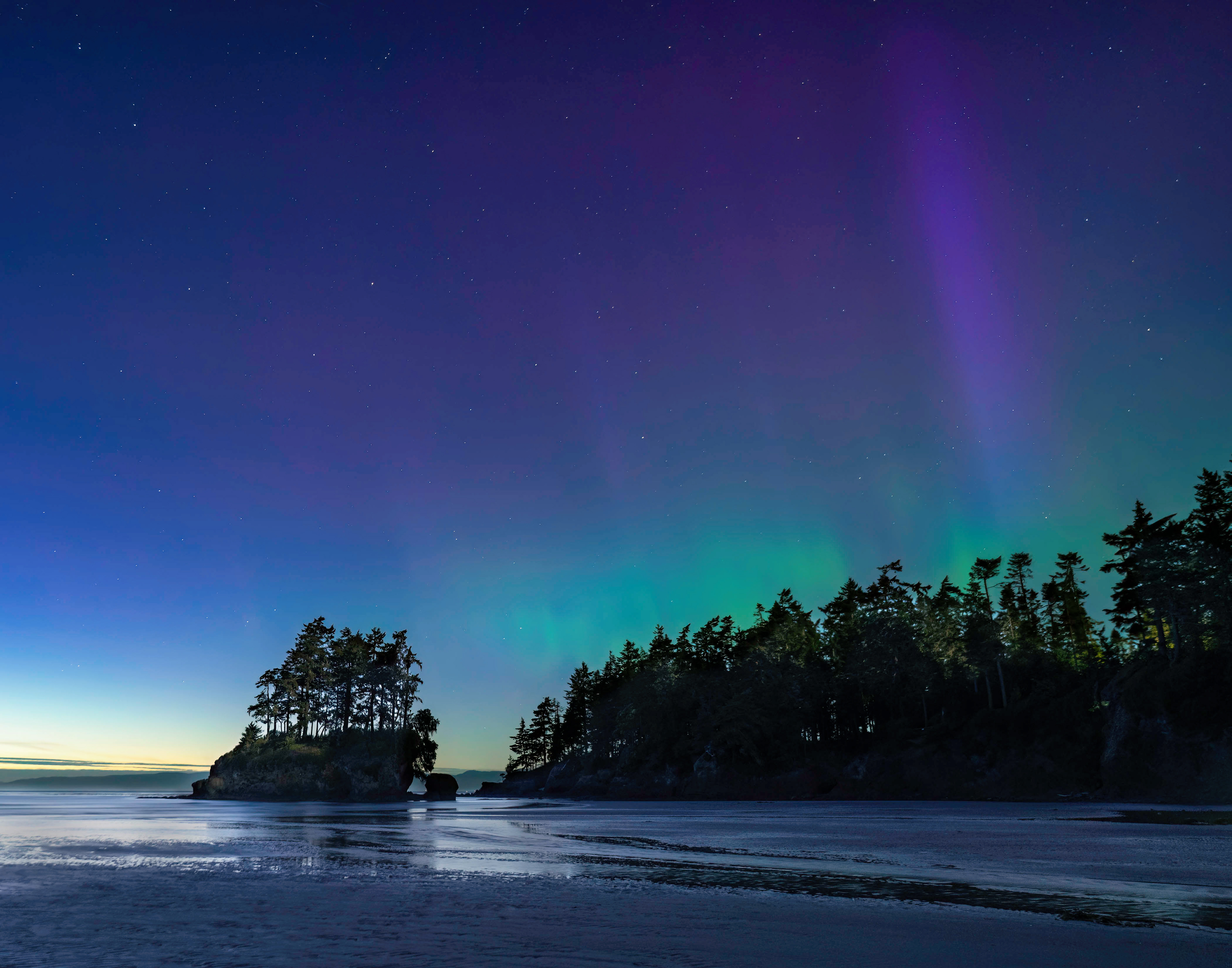 Northern Lights at Tongue Point